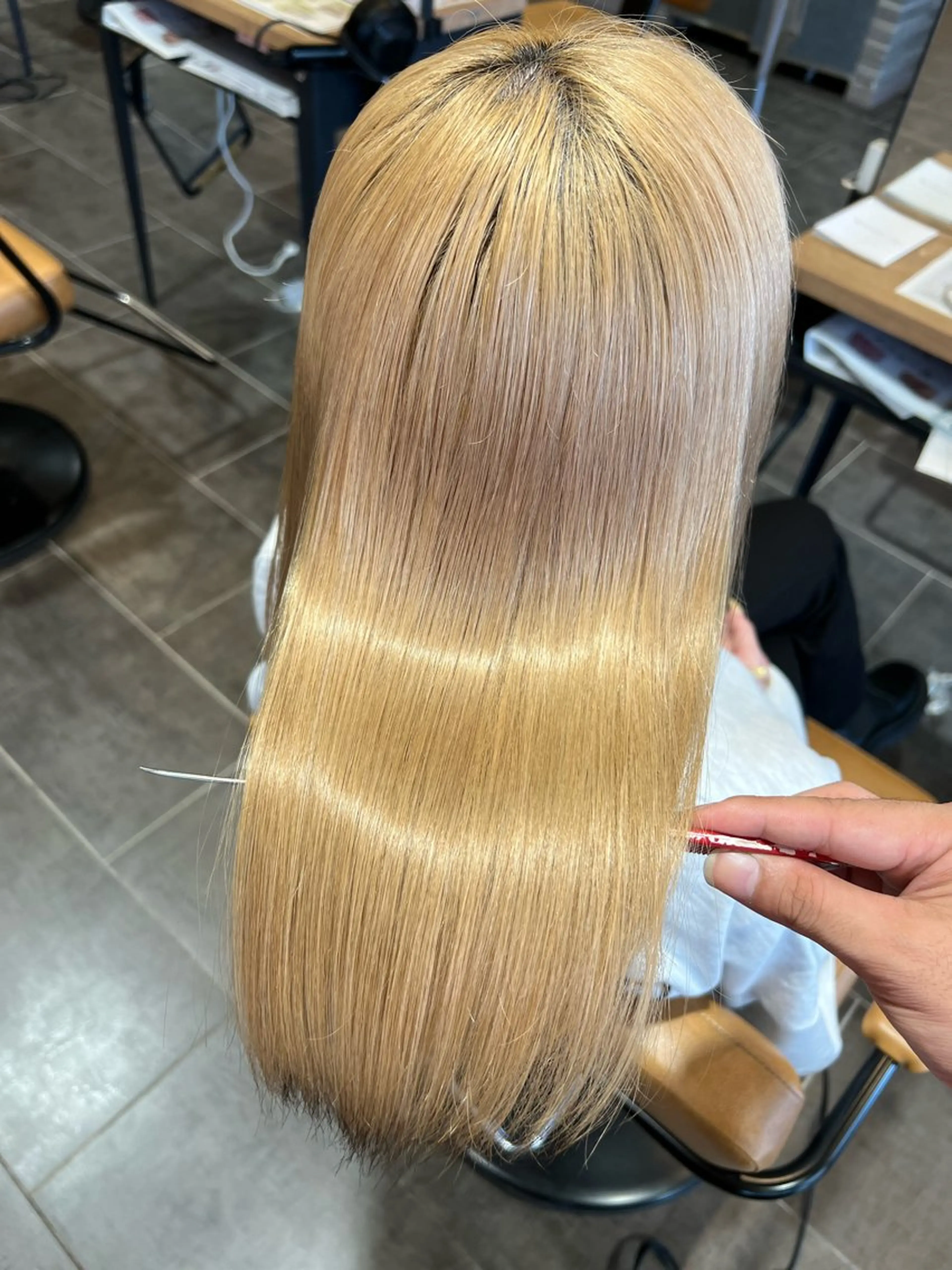 ロング 谷口 莉々葵のヘアスタイル