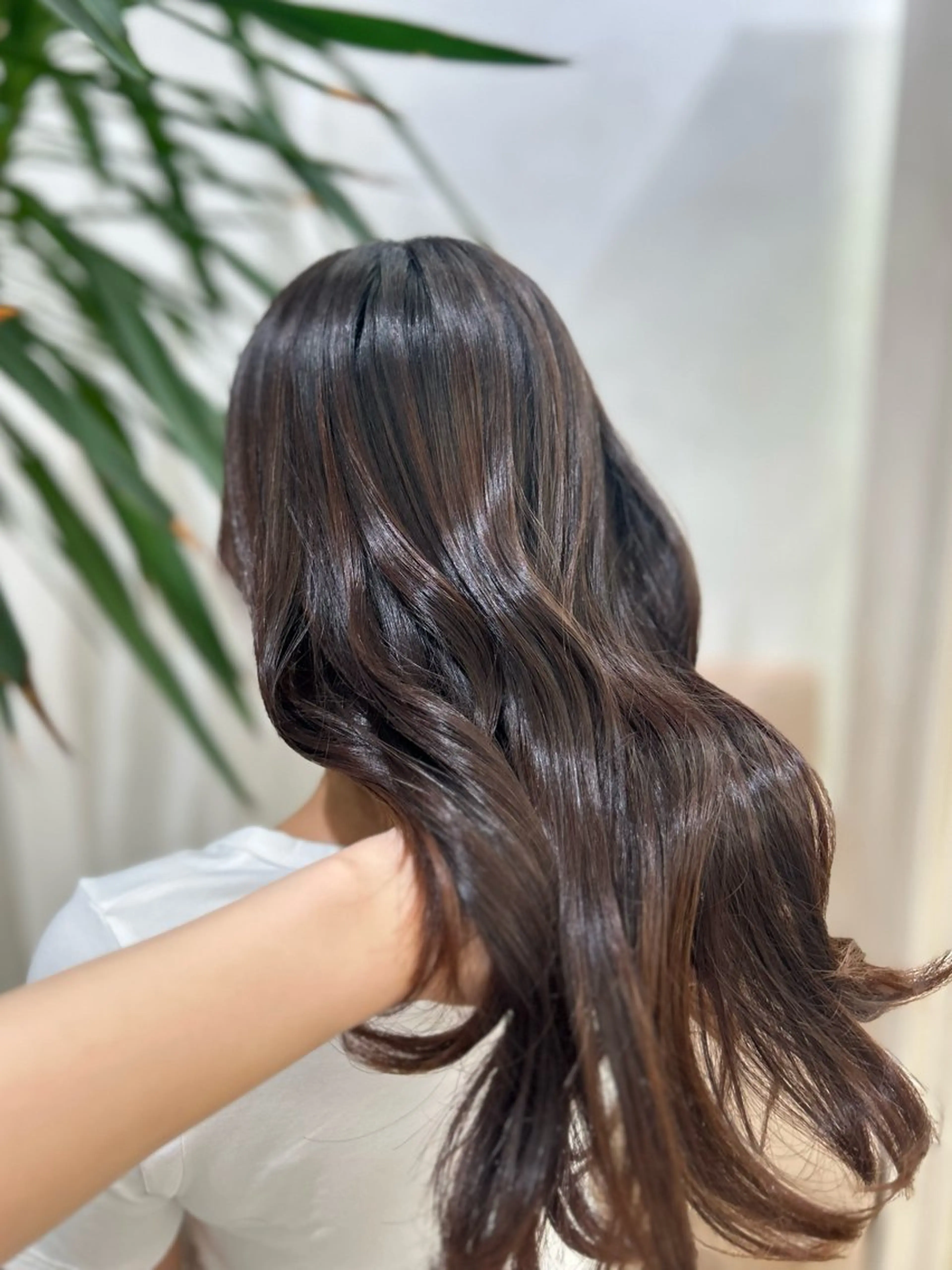 ロング トリートメント トリートメント ベージュ⌇﻿暖色⌇﻿ 𝐀𝐤𝐚𝐫𝐢のヘアスタイル