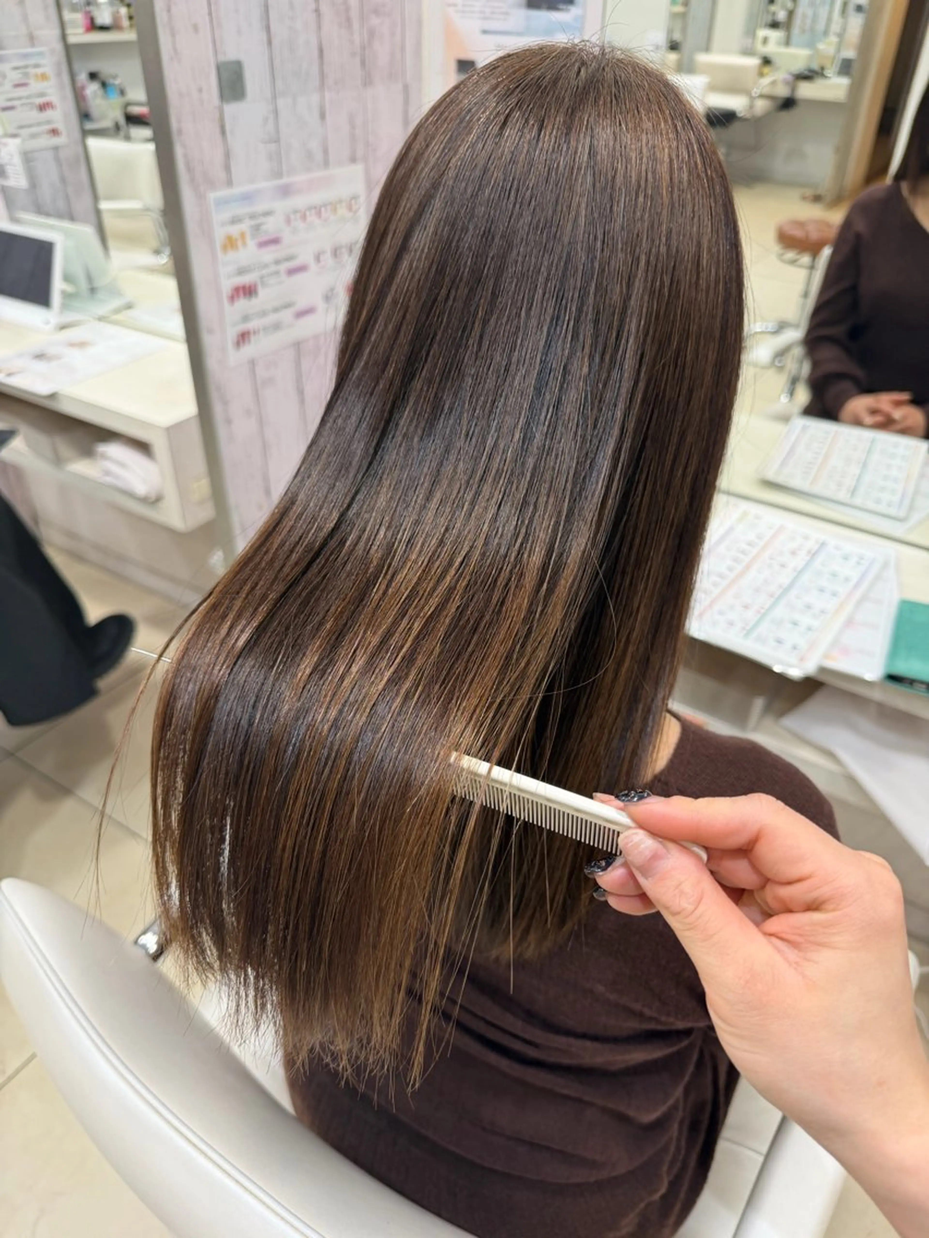 ロング カラー 髪質改善 ヘアカラー 🤎ベージュカラー/ 髪質改善/山岸🤎のヘアスタイル