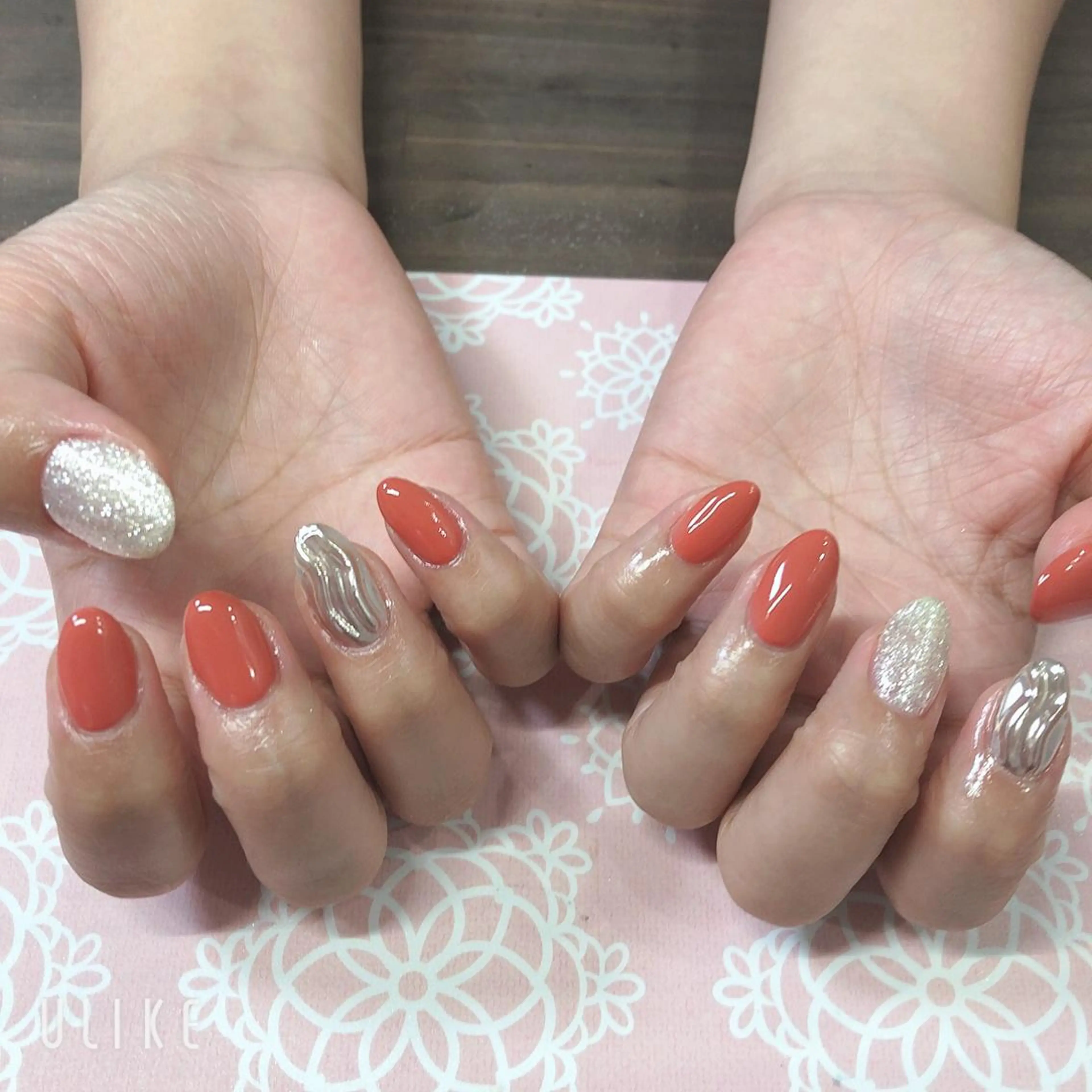 ネイル ハンドネイル 西岡 杏のネイルデザイン