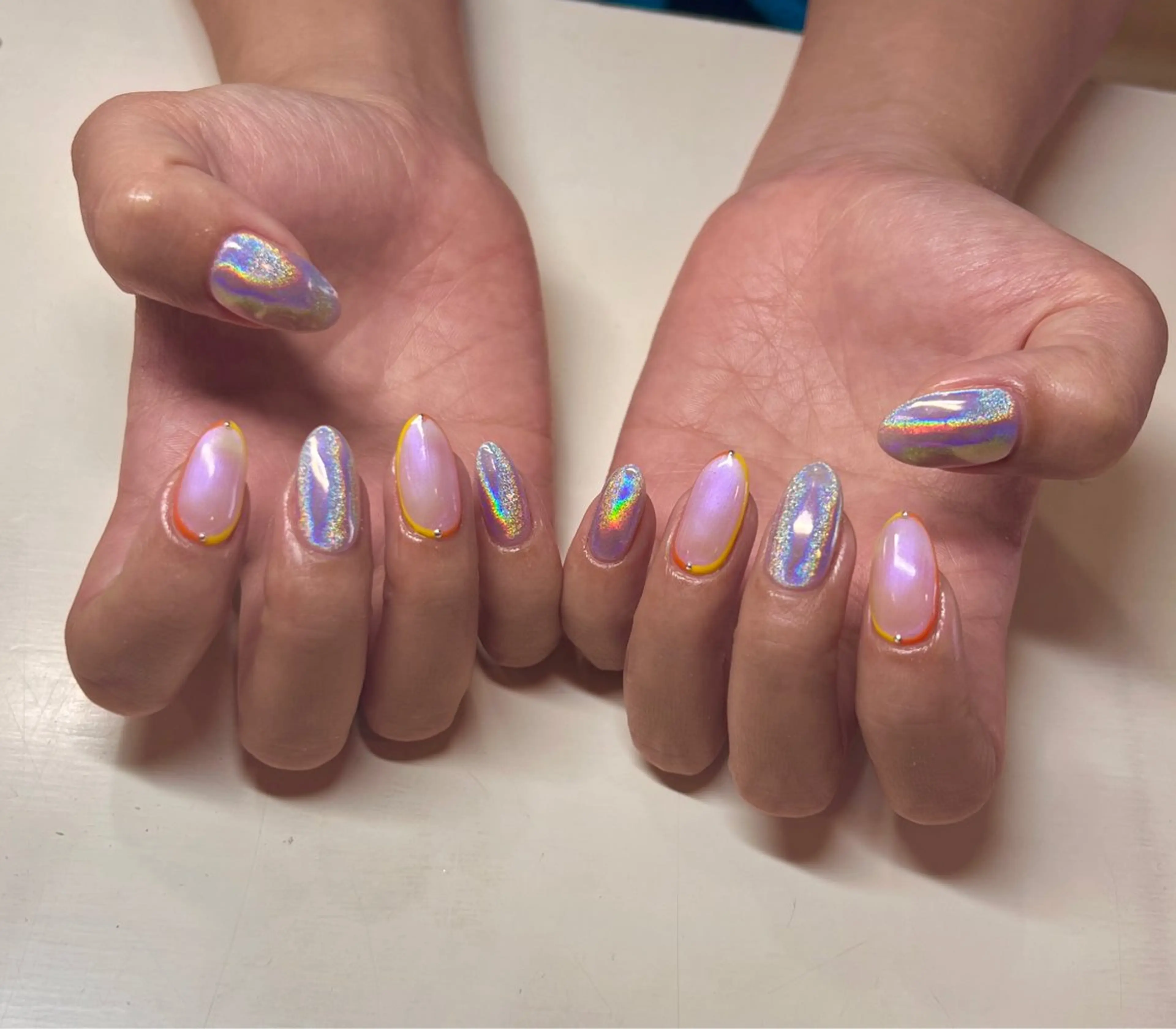 ネイル ハンドネイル いちじゅう あおいのネイルデザイン