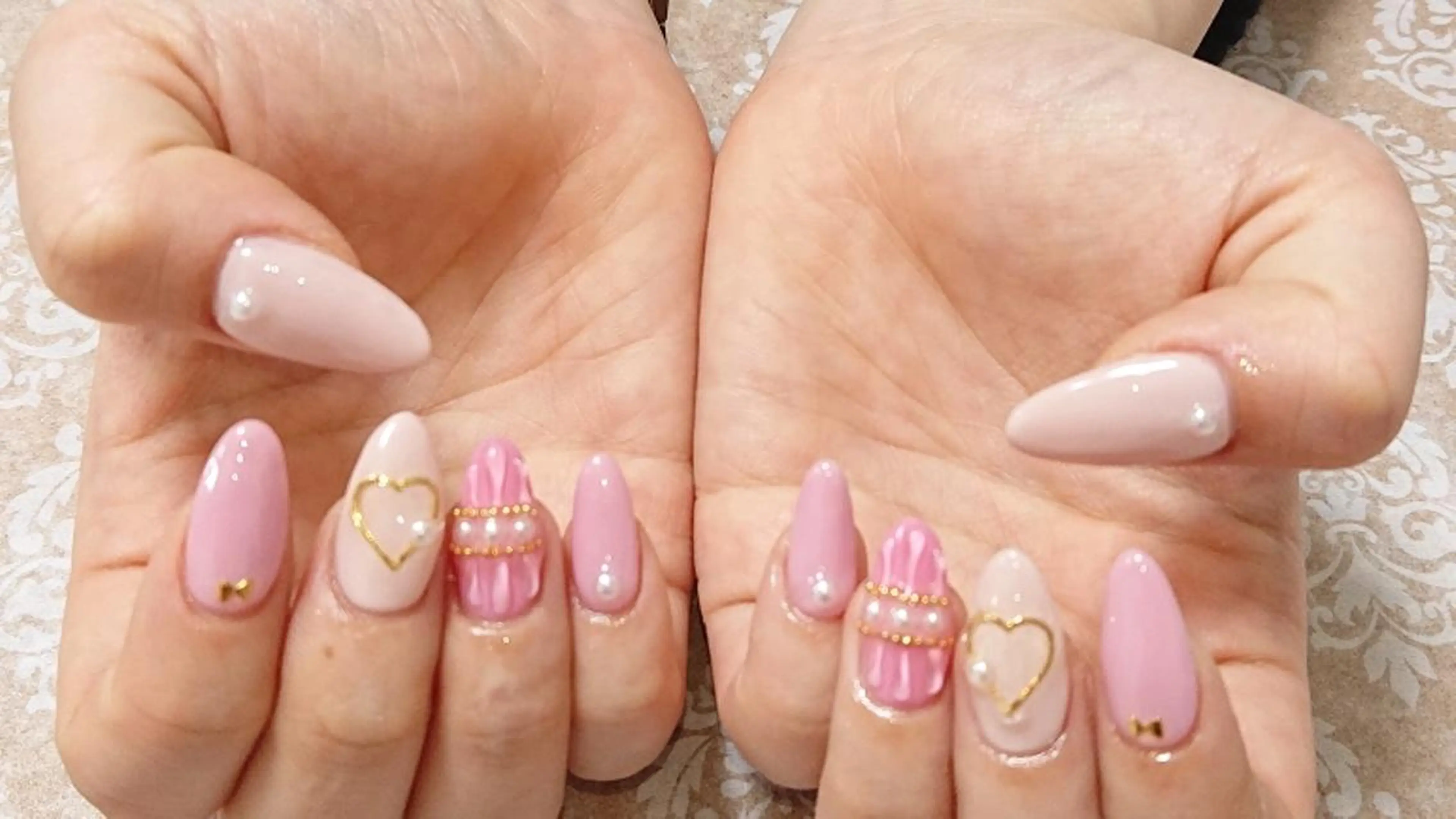 ネイル ピンク JEWEL nailのネイルデザイン