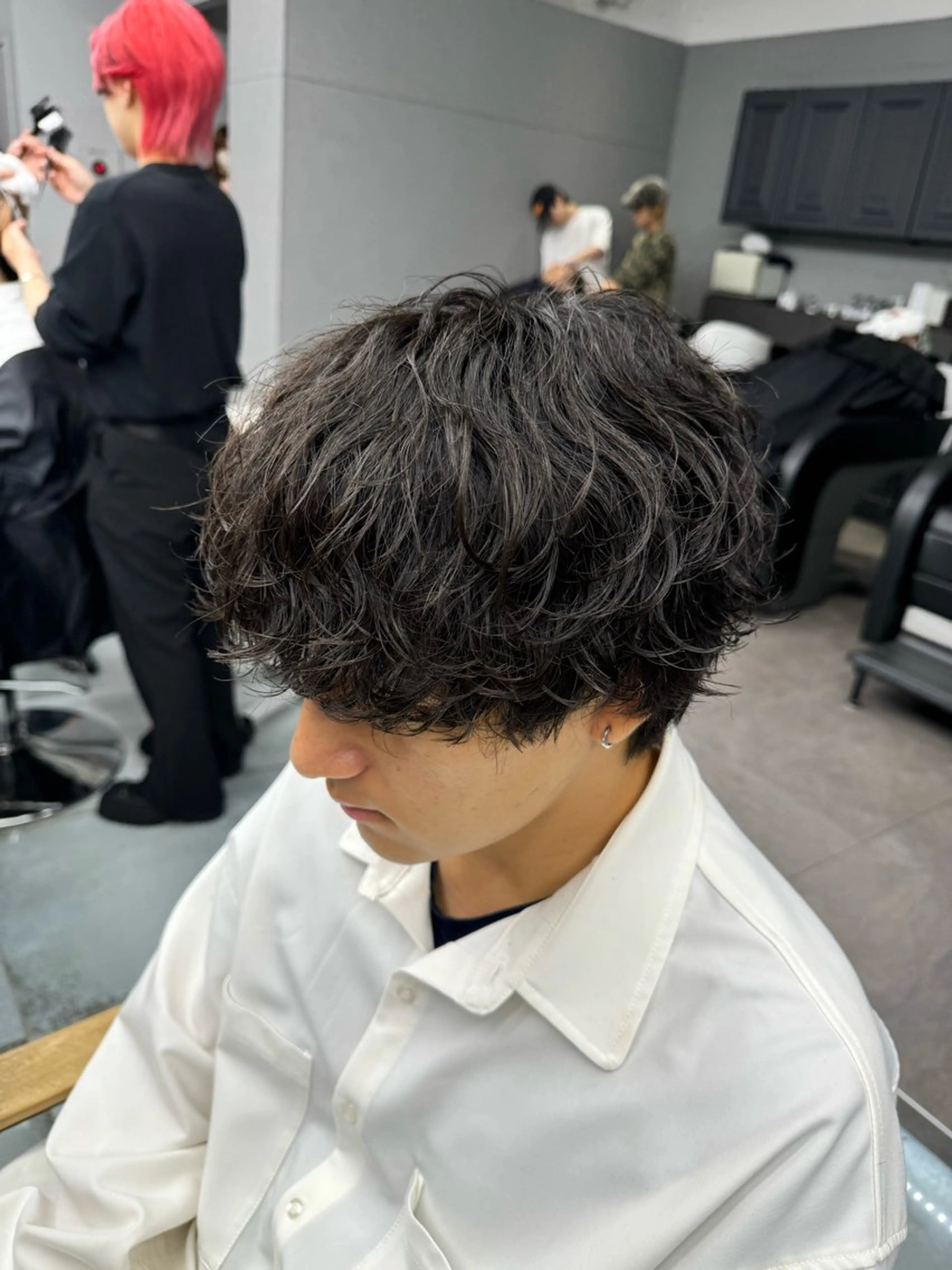 カラー パーマ メンズ カット パーマ だいすけ/メンズ特化 /シャドウパーマのヘアスタイル