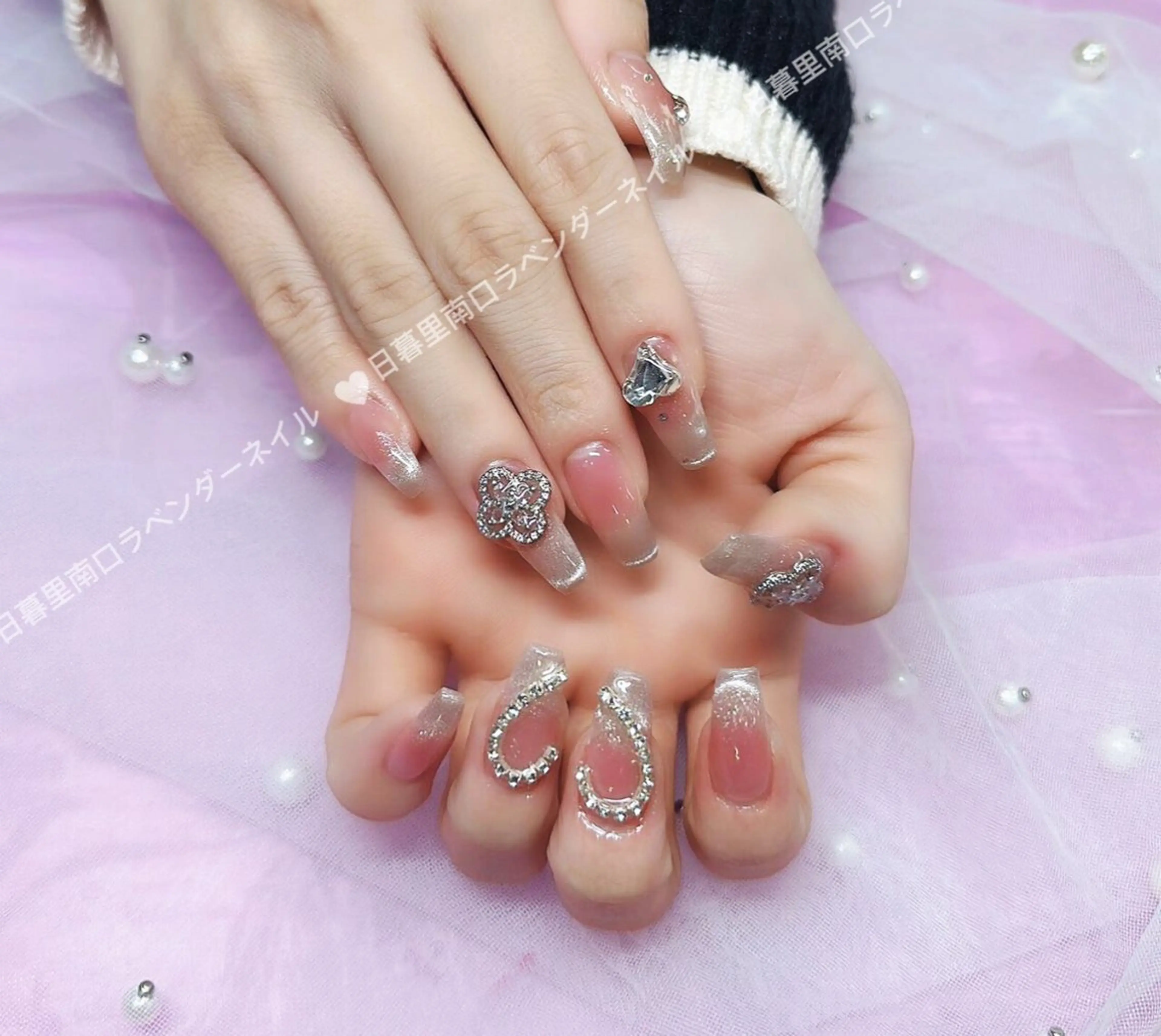 ネイル ラベンダー💖日暮里 ルル💖ネイルのネイルデザイン