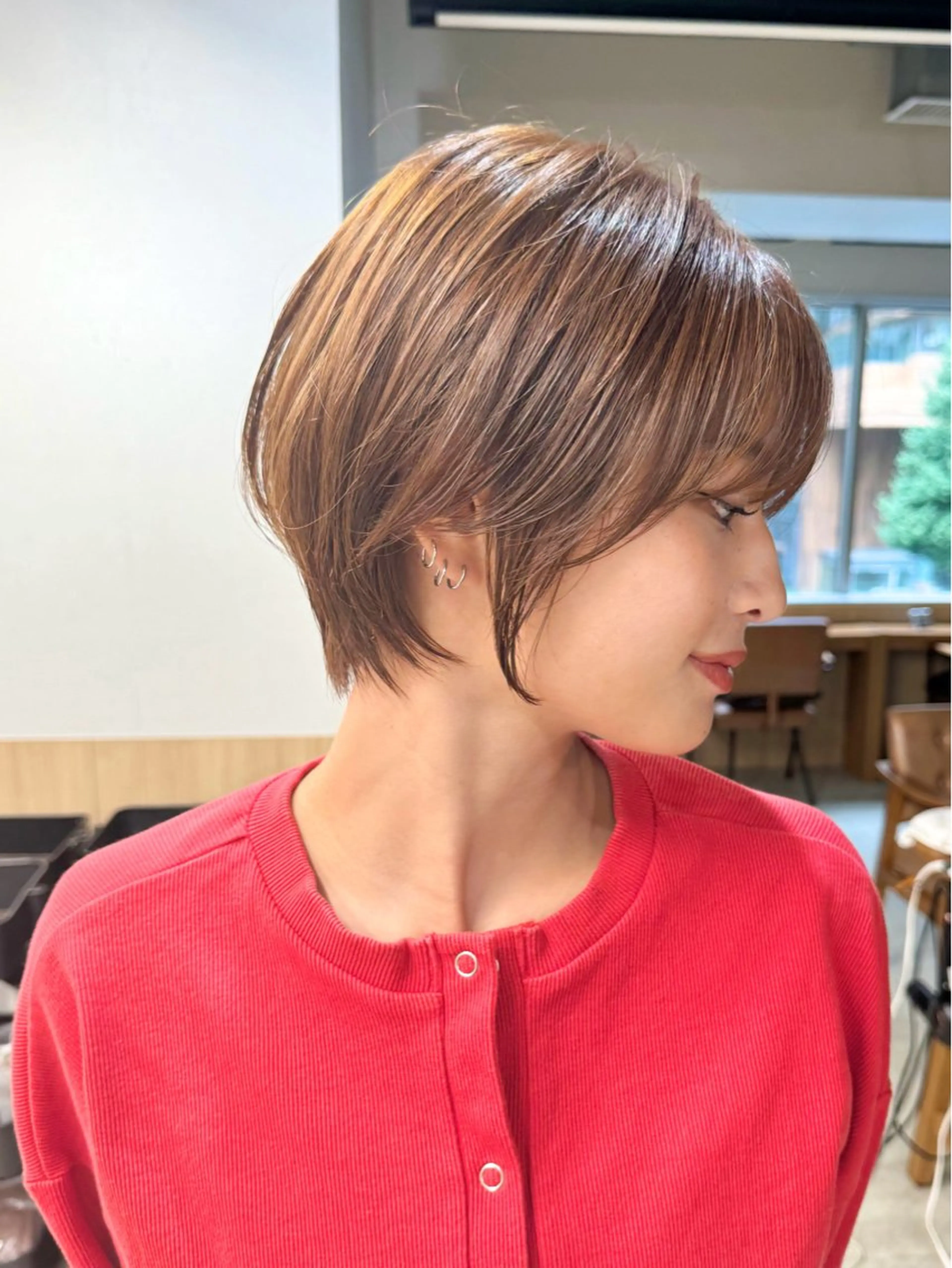 ショート 似合わせのプロ🌿 ショート/銀座/れんのヘアスタイル