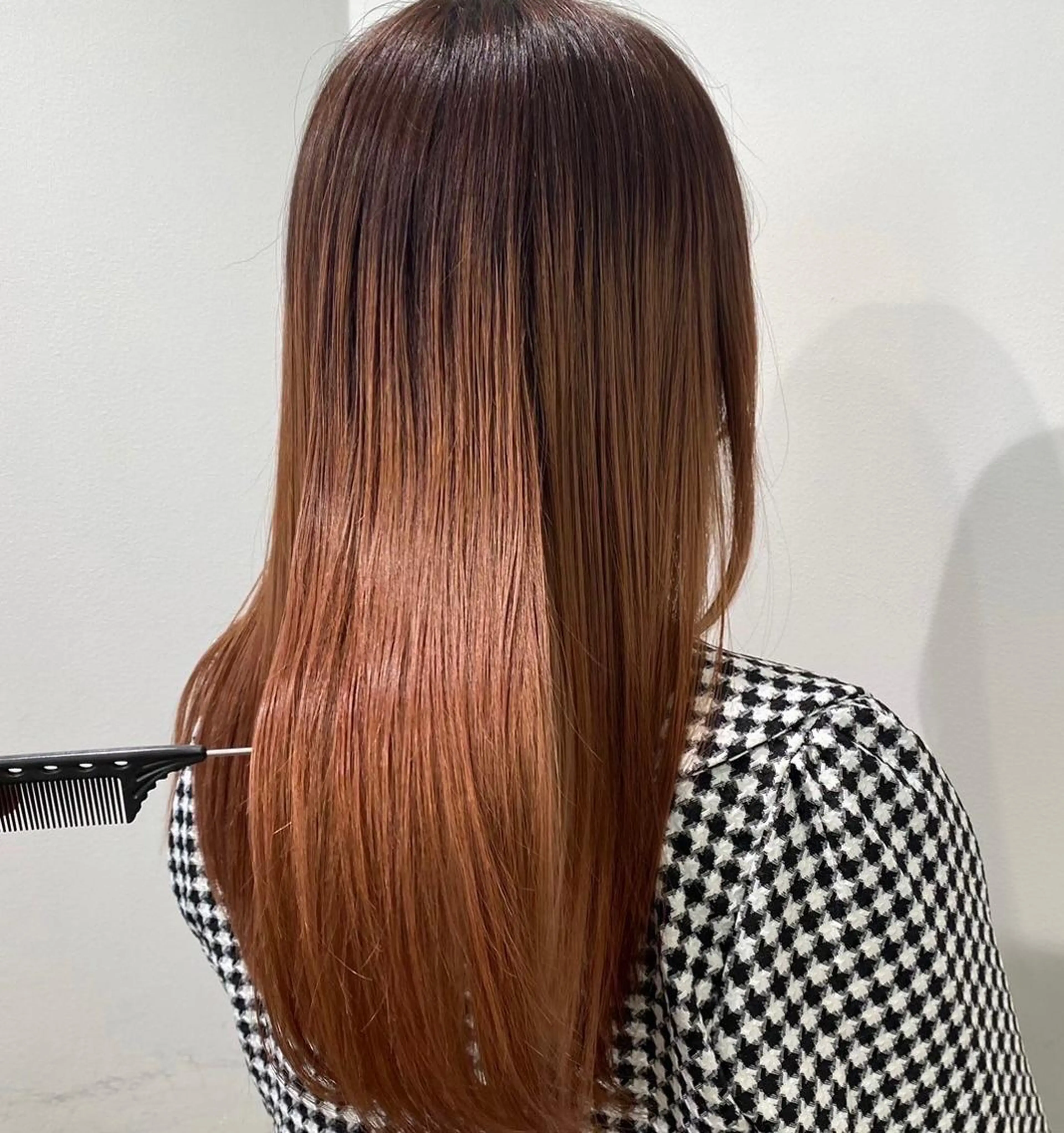 ロング トリートメント 韓国レイヤー 暖色カラー/さくらのヘアスタイル