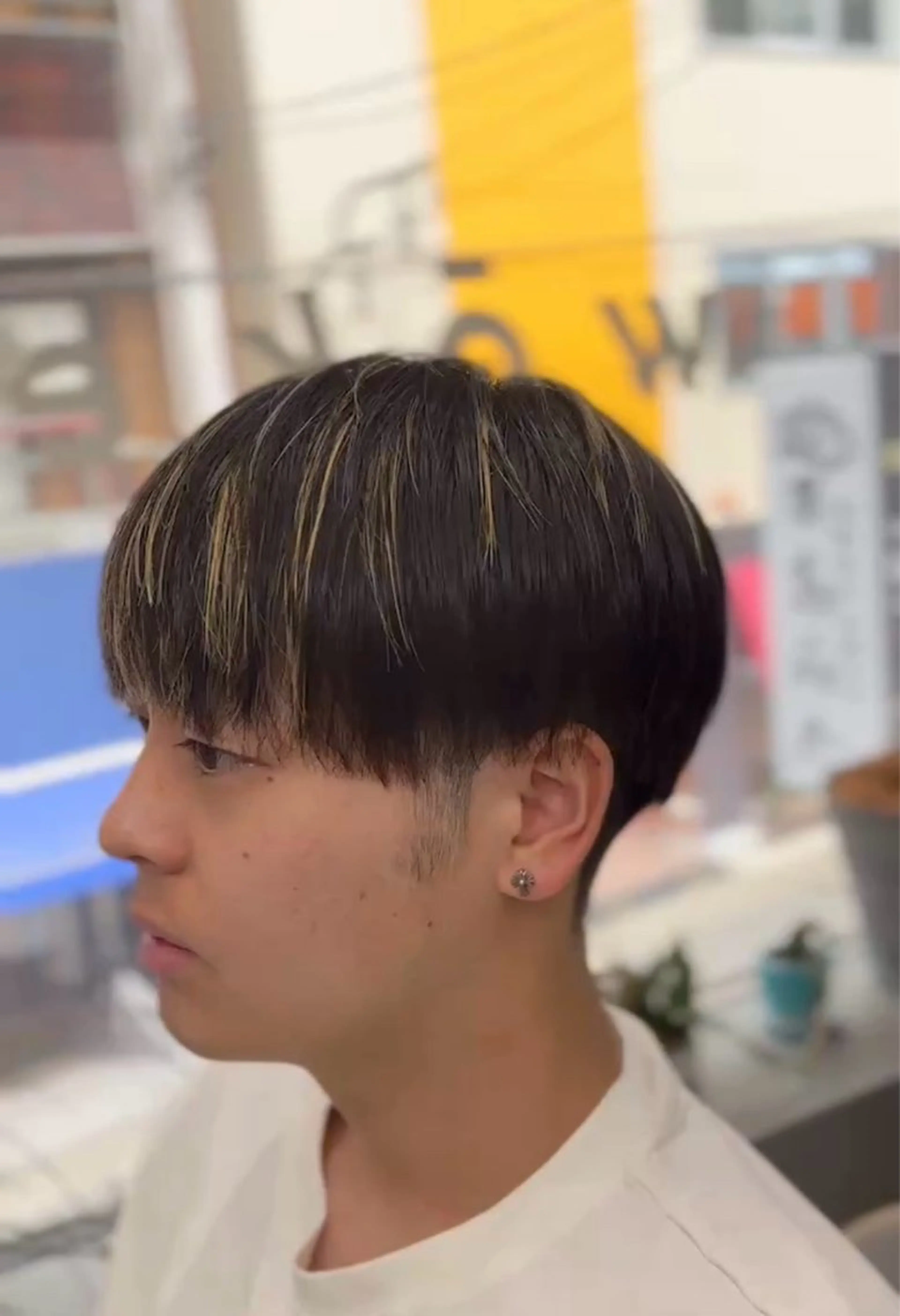 ショート カラー メンズ メンズ専門サロン wokeのヘアスタイル