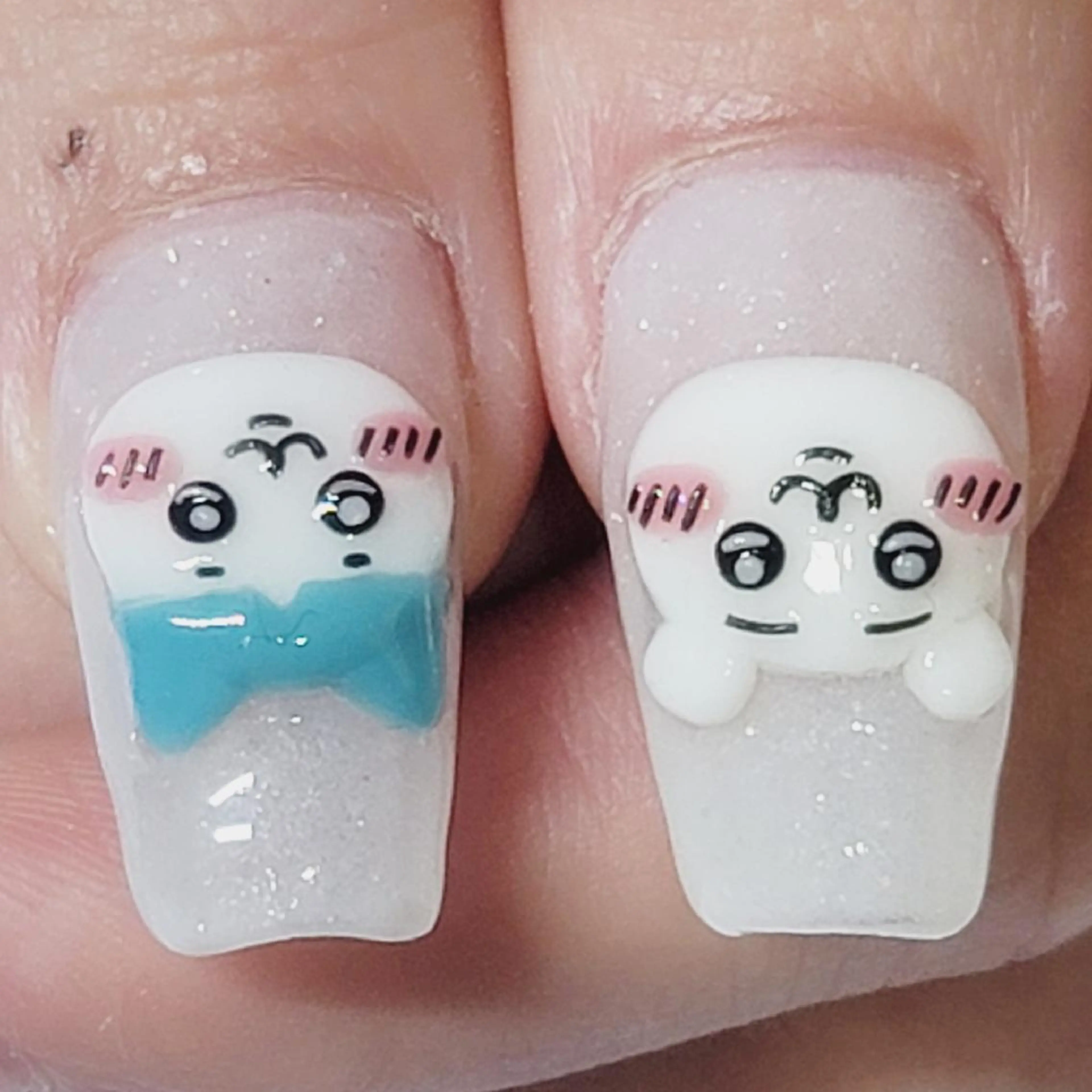 ネイル アートネイル 氷ネイル・うるうるネイル ハンドネイル よしだ ひろきのネイルデザイン
