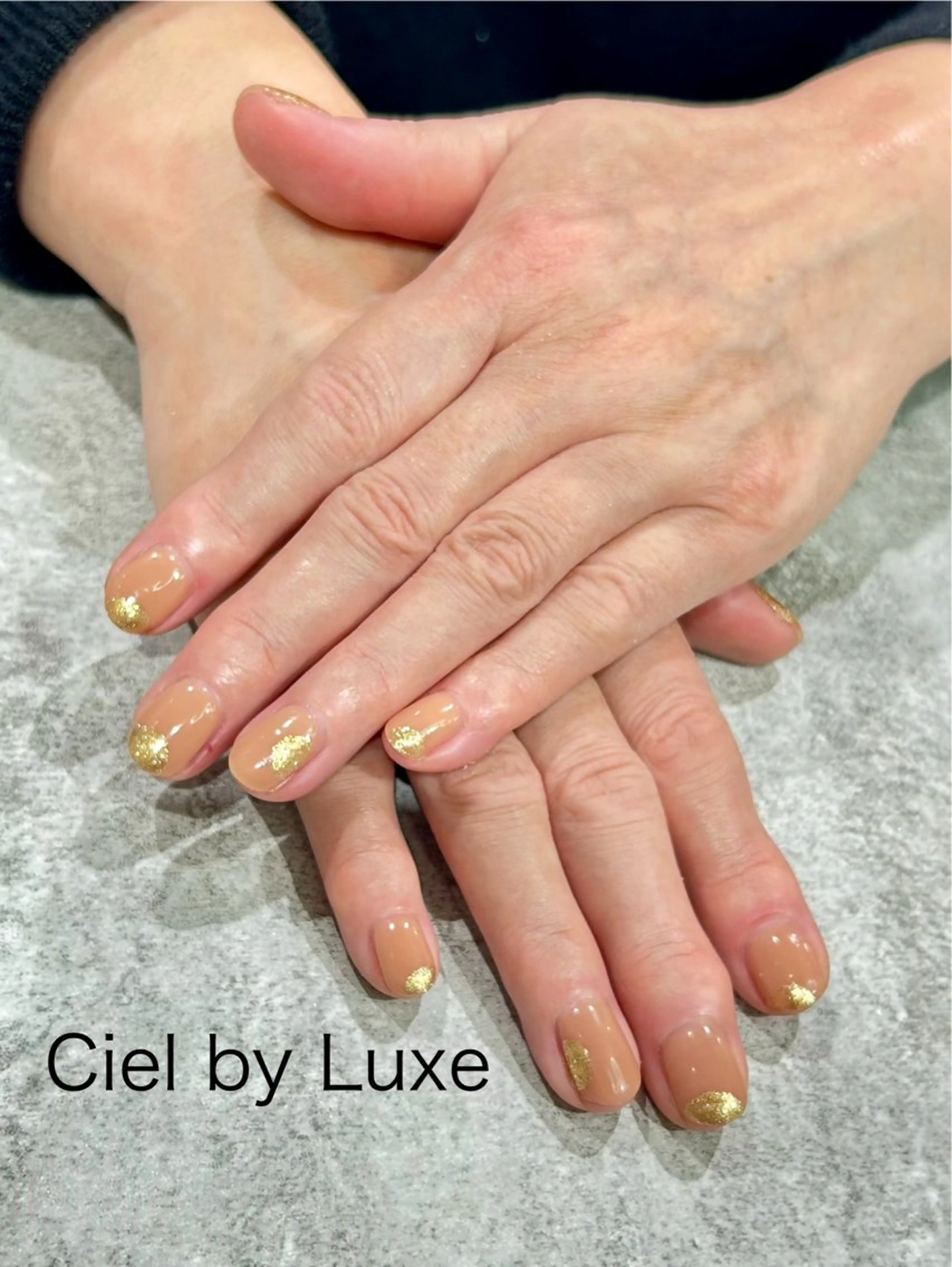 ネイル ラメ(グリッター) CielbyLuxe manamiのネイルデザイン