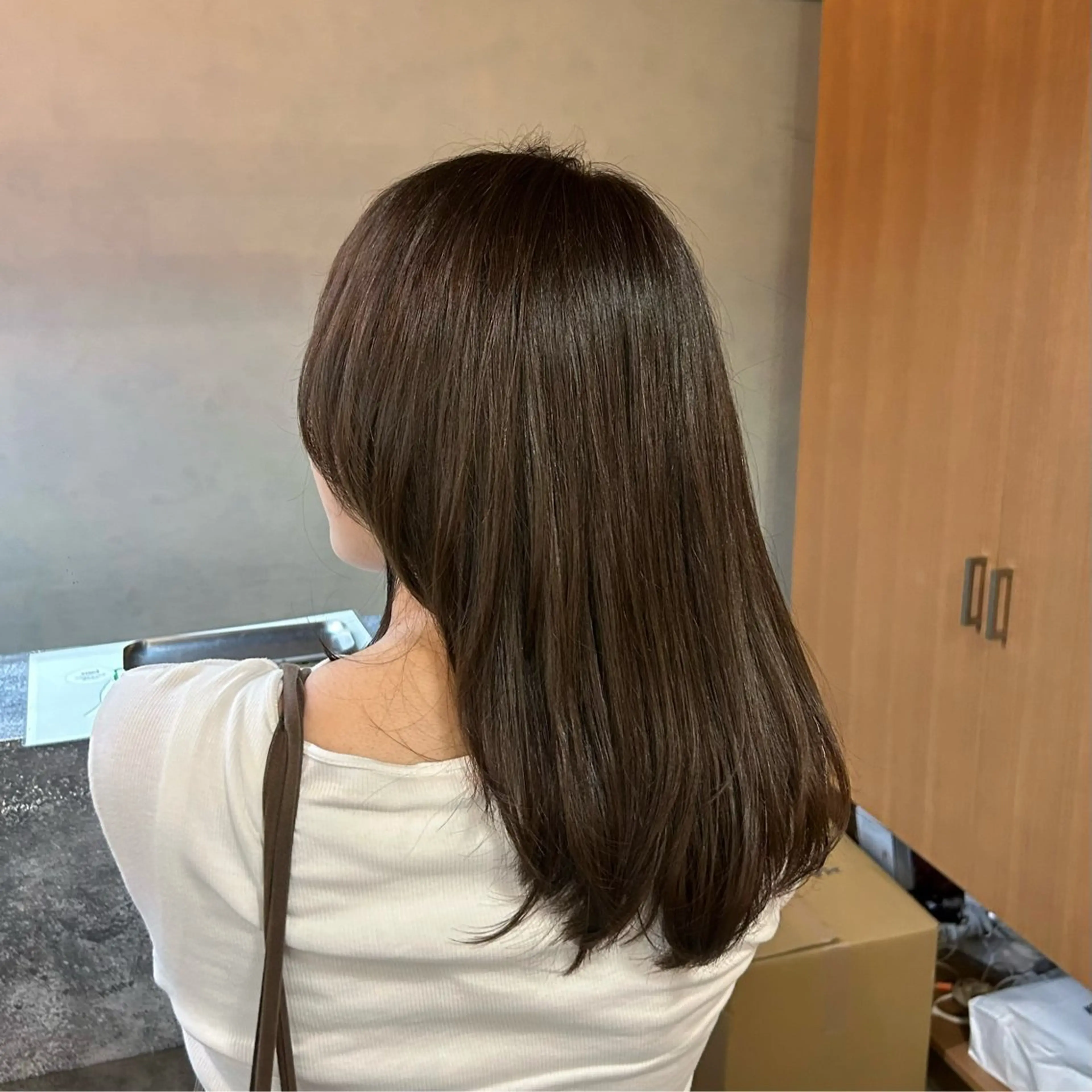 セミロング カラー ruup Aru ユウキのヘアスタイル