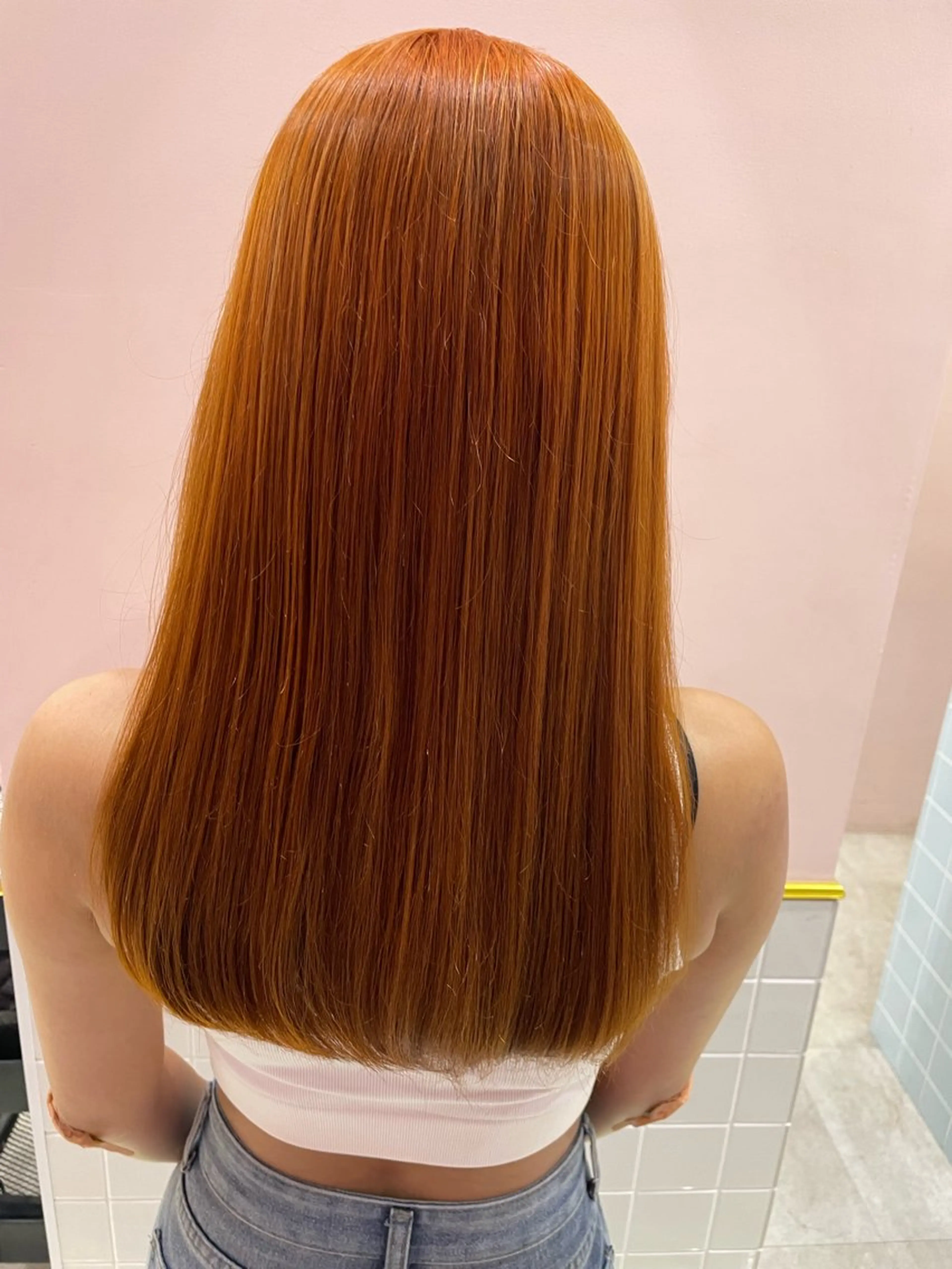 ロング カラー カット ヘアカラー トリートメント 髪質改善カラー/銀座 /縮毛矯正/森田のヘアスタイル