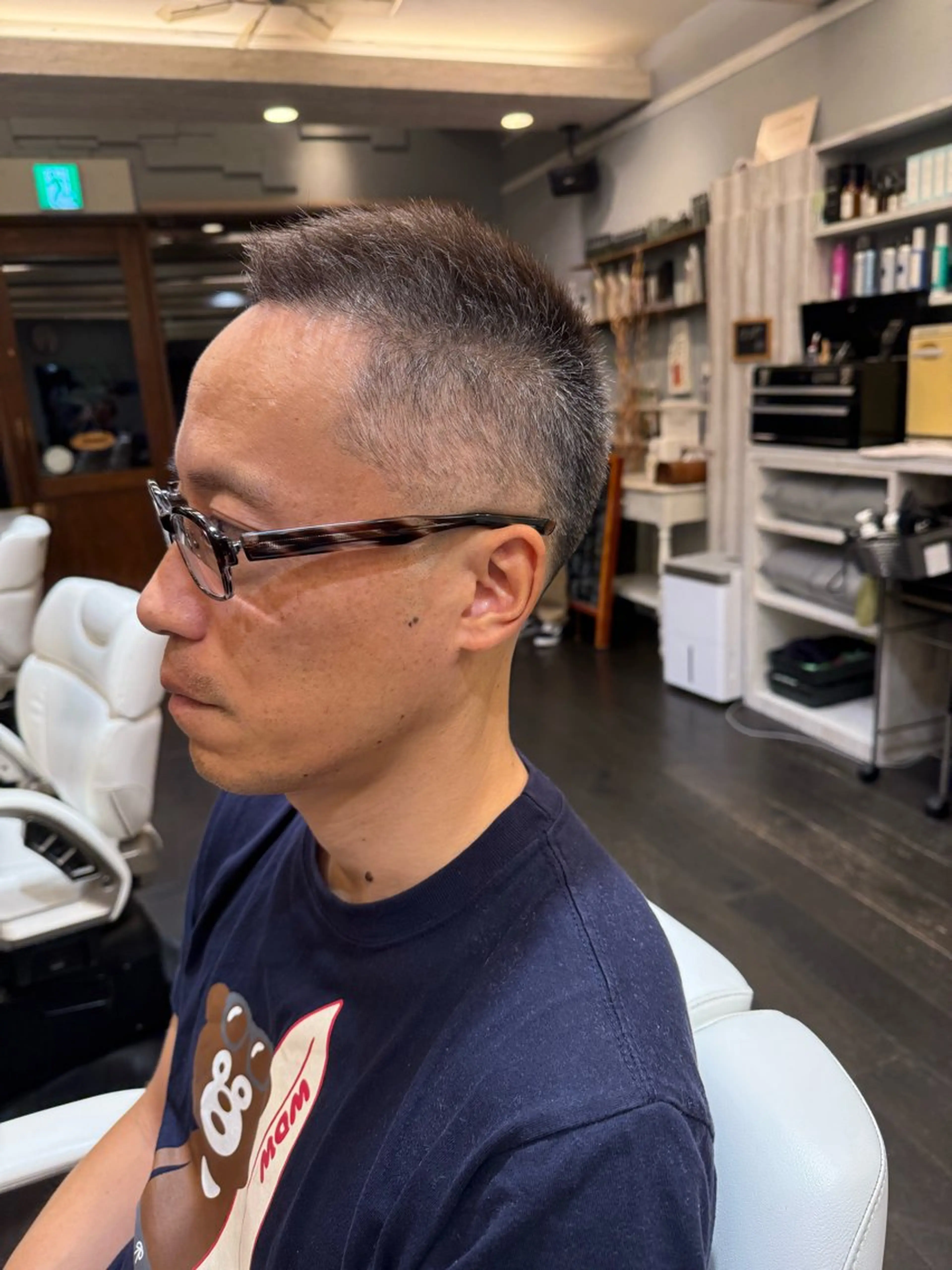 ショート メンズ メンズベリーショート ベリーショート ショートヘア 西村 和真のヘアスタイル