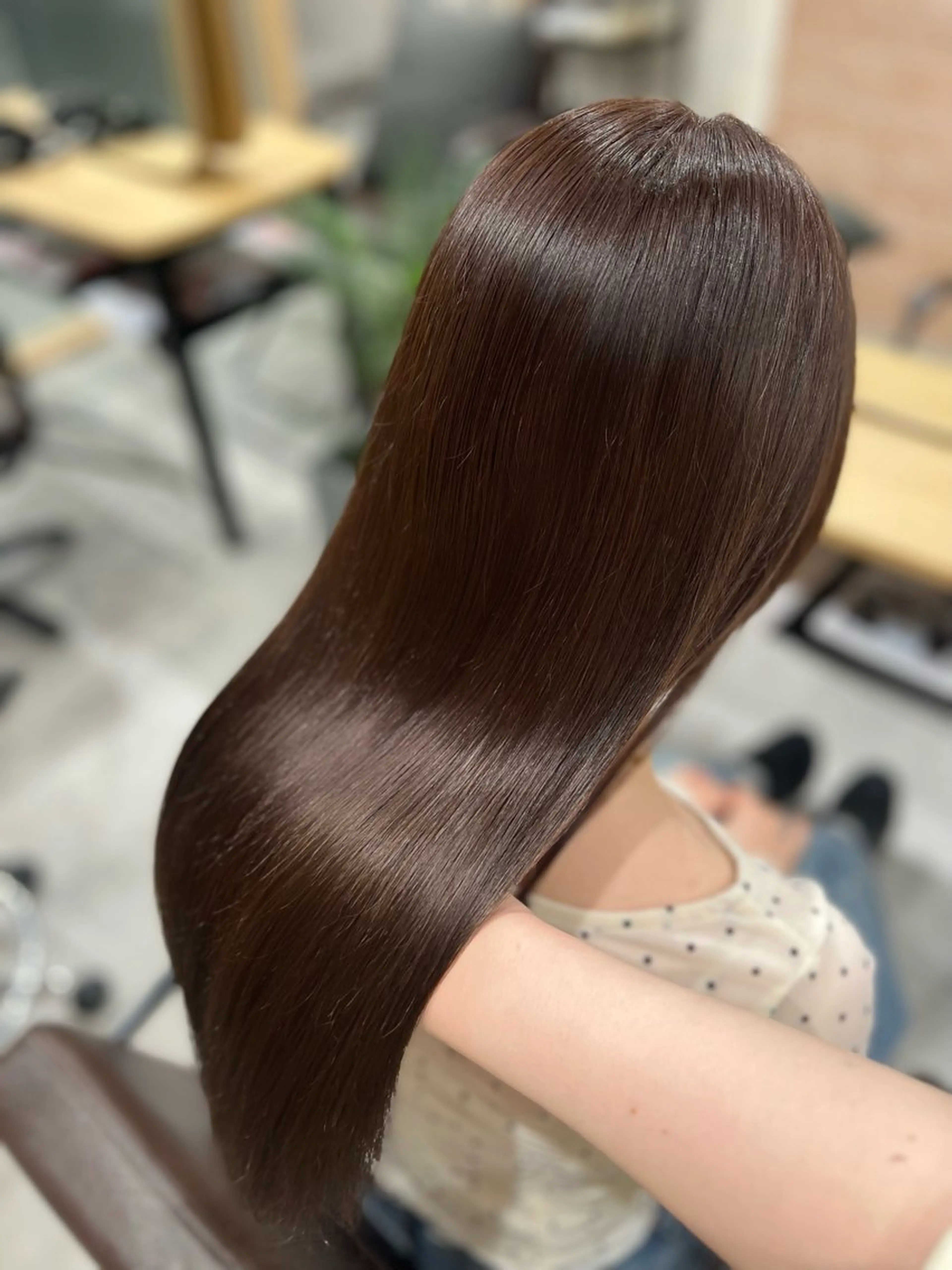 ロング カラー ブラウンカラー カット ヘアカラー 梅田/ 髪質改善/ 似合わせ/RINKAのヘアスタイル