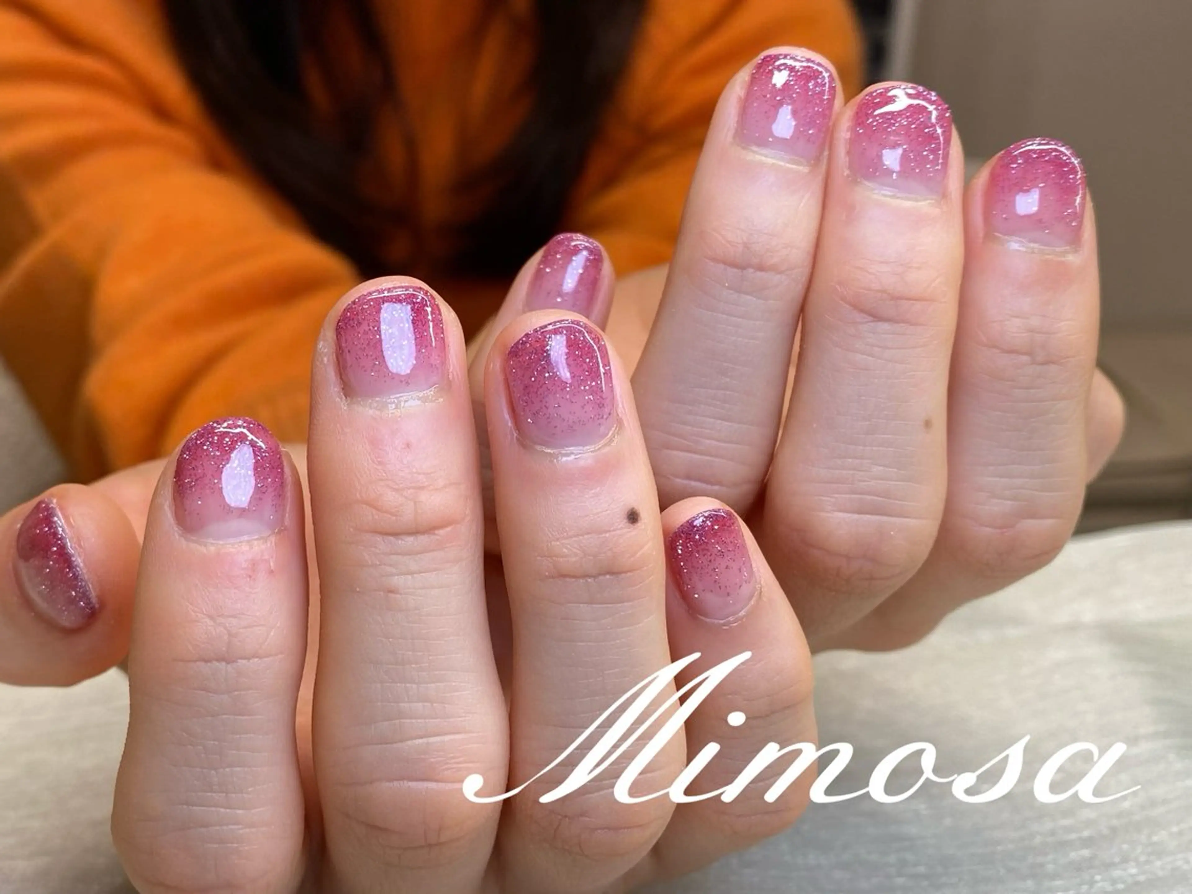 ネイル ハンドネイル 💛Mimosa💛 吉祥寺のネイルデザイン
