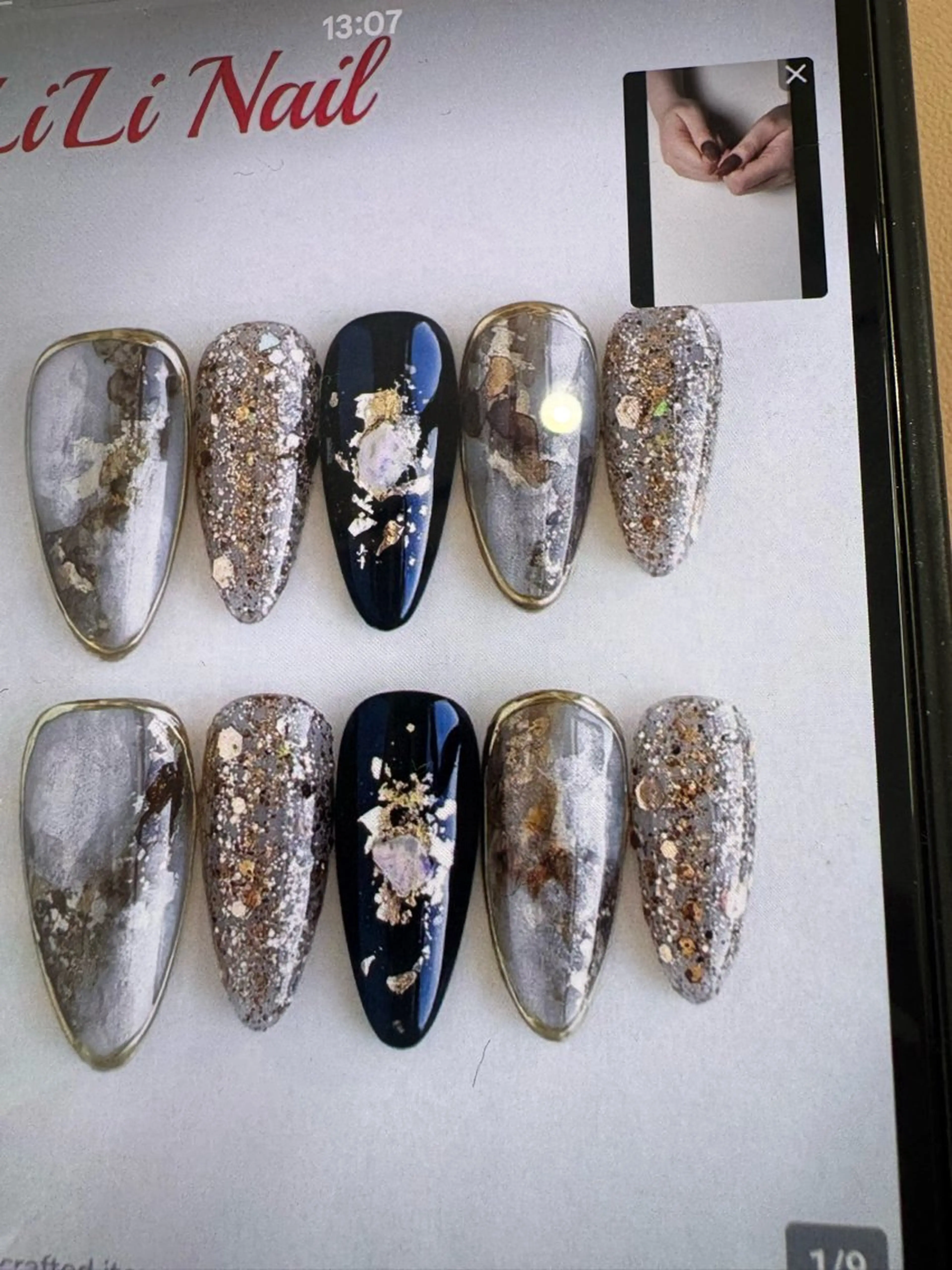 メンズ Mokanail サロンのネイルデザイン