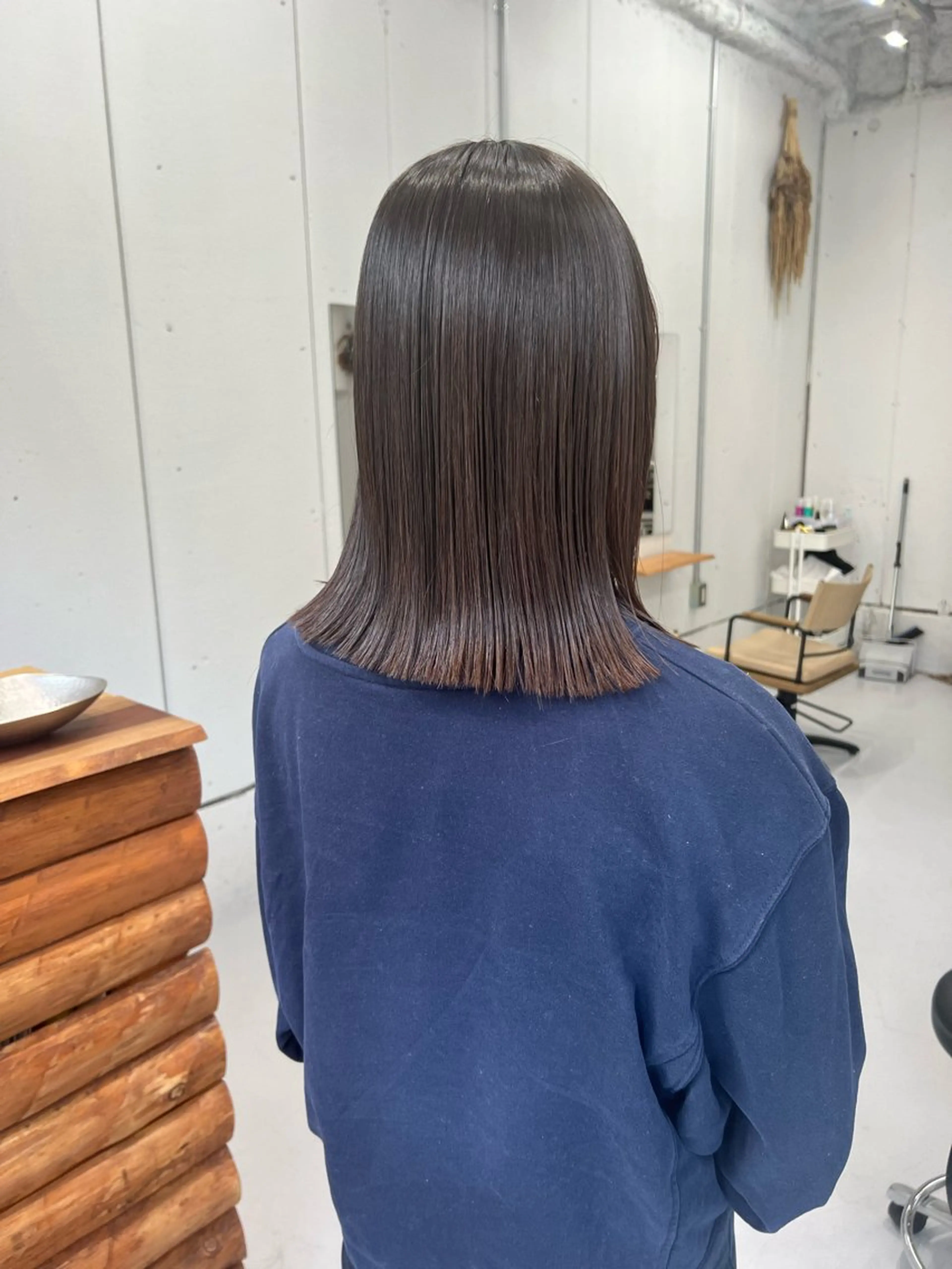 ミディアム ショートボブ／川崎 子安健太のヘアスタイル