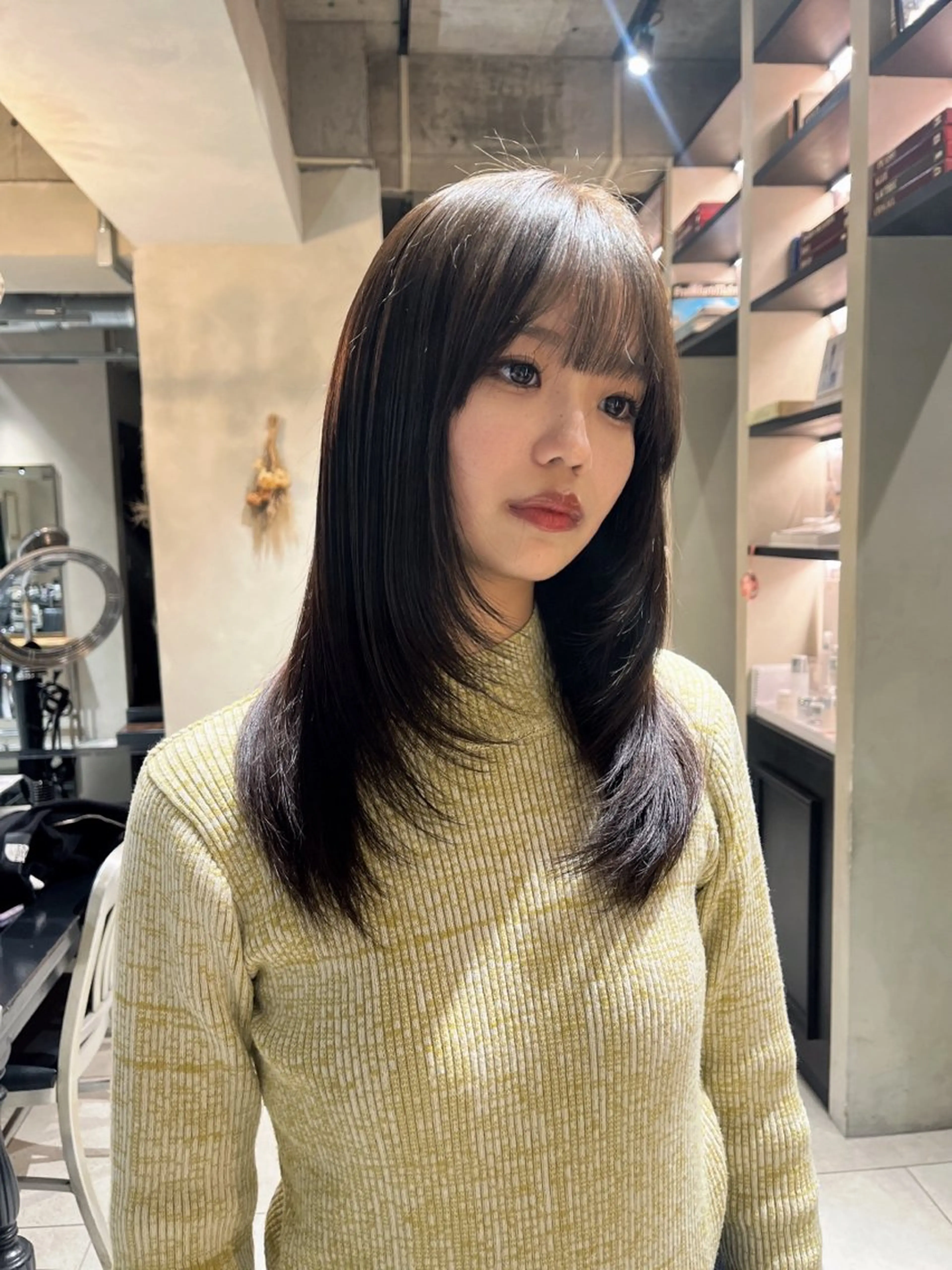 セミロング カット トリートメント TaNa. 笑南(えみな)のヘアスタイル