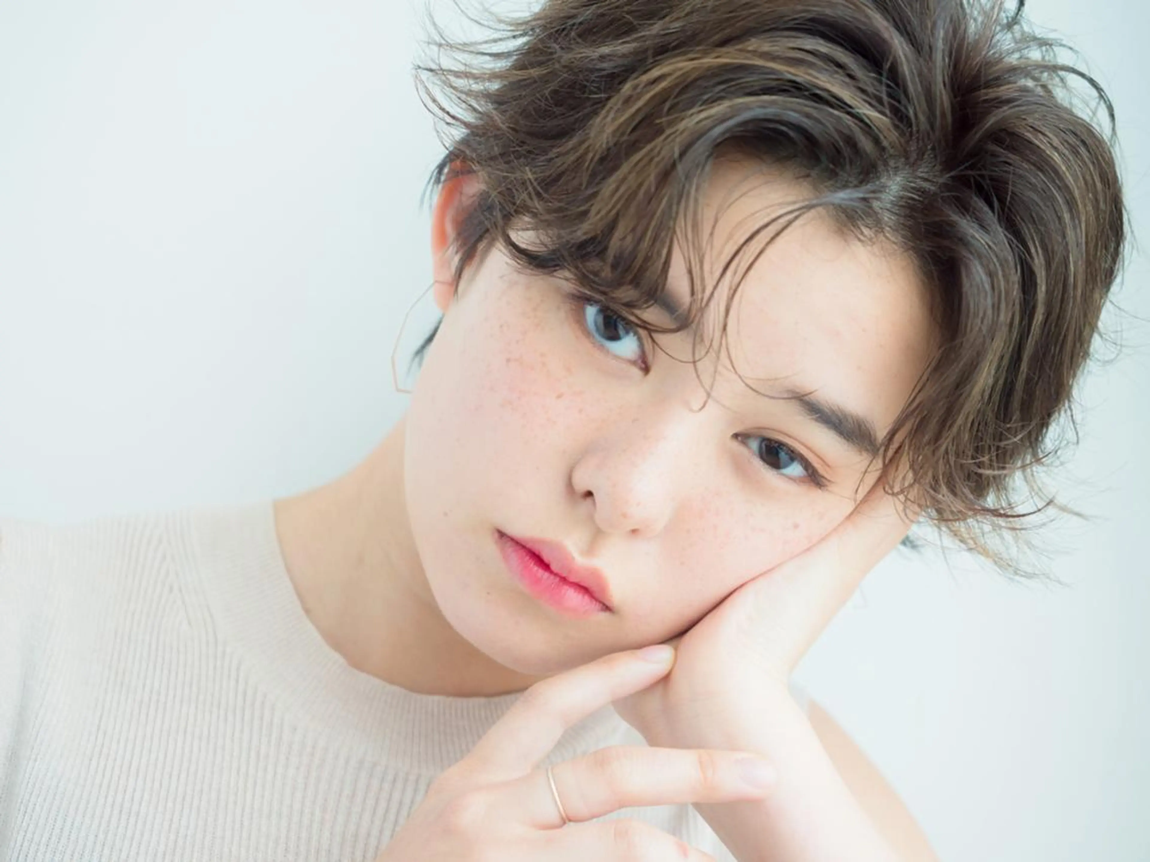 ショート カラー ボブ ショートヘア 水口 英里のヘアスタイル