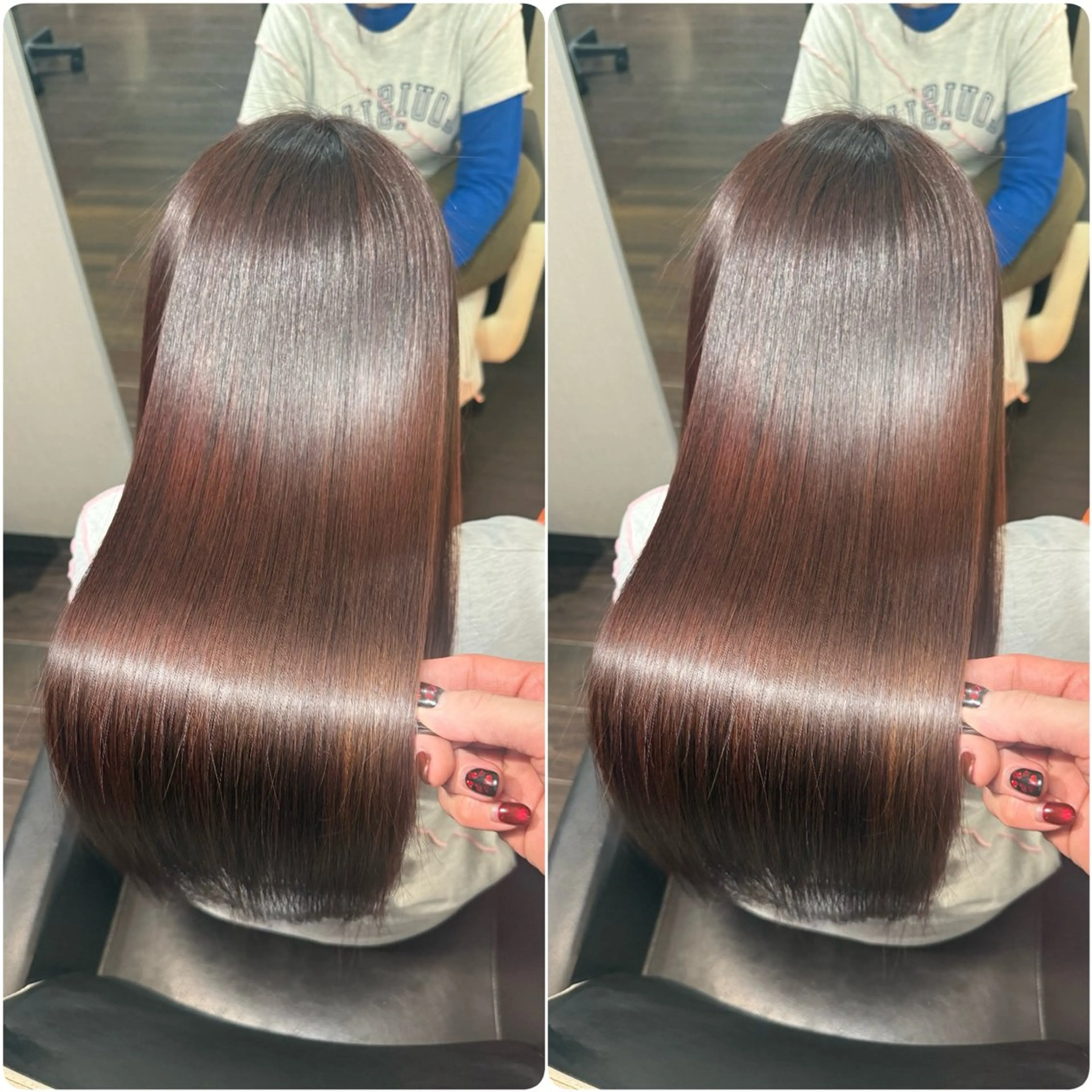 ロング カラー カット ヘアカラー トリートメント ヘッドスパ youres hair 髪質改善トリートメント&ヘッドスパ 新宿EAST所属・🌹ULTOWA🌹 髪質改善/縮毛/店長のヘアスタイル