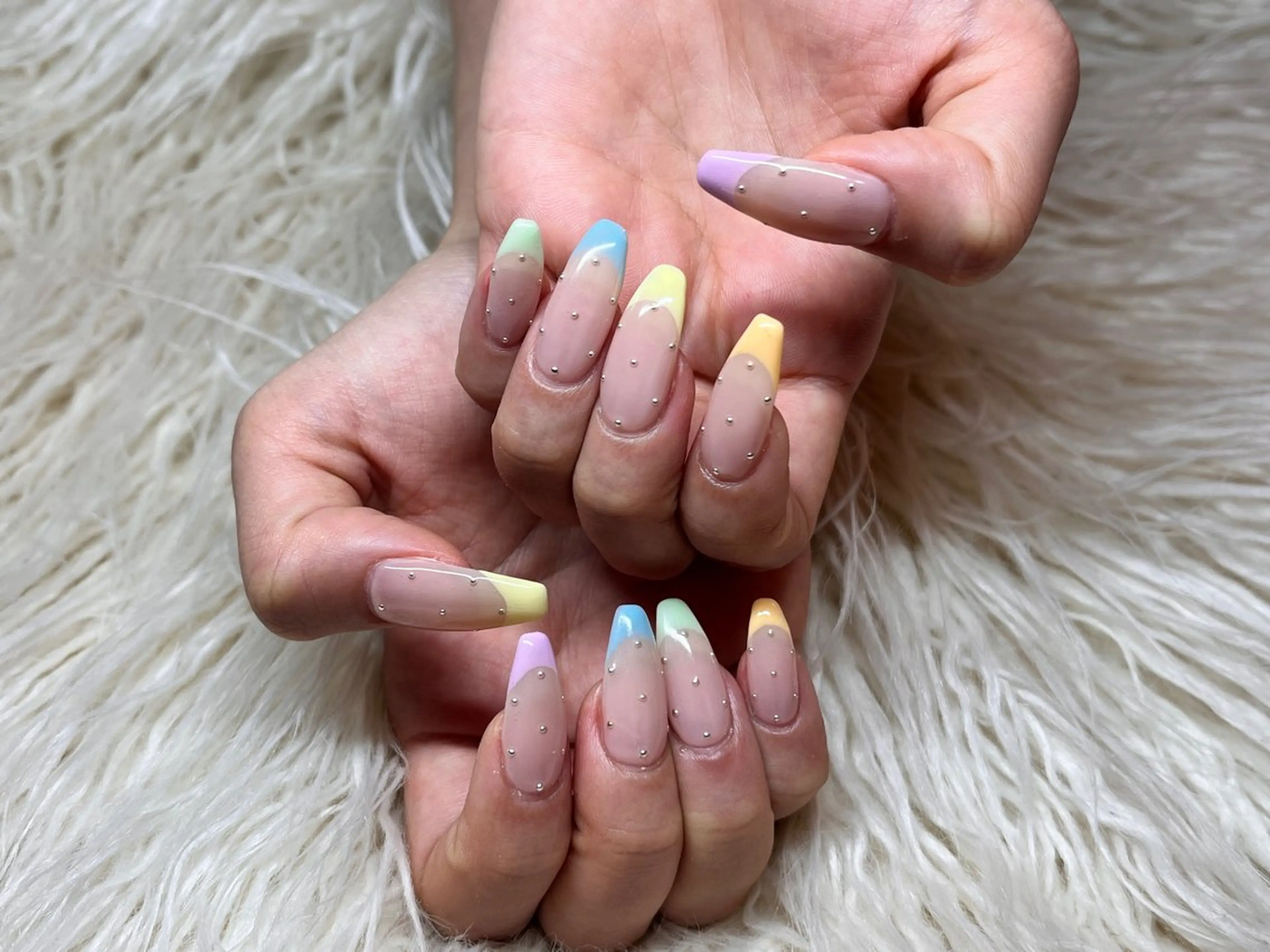 ネイル フレンチネイル パステルネイル ハンドネイル フットネイル Nail salon LuaRのネイルデザイン