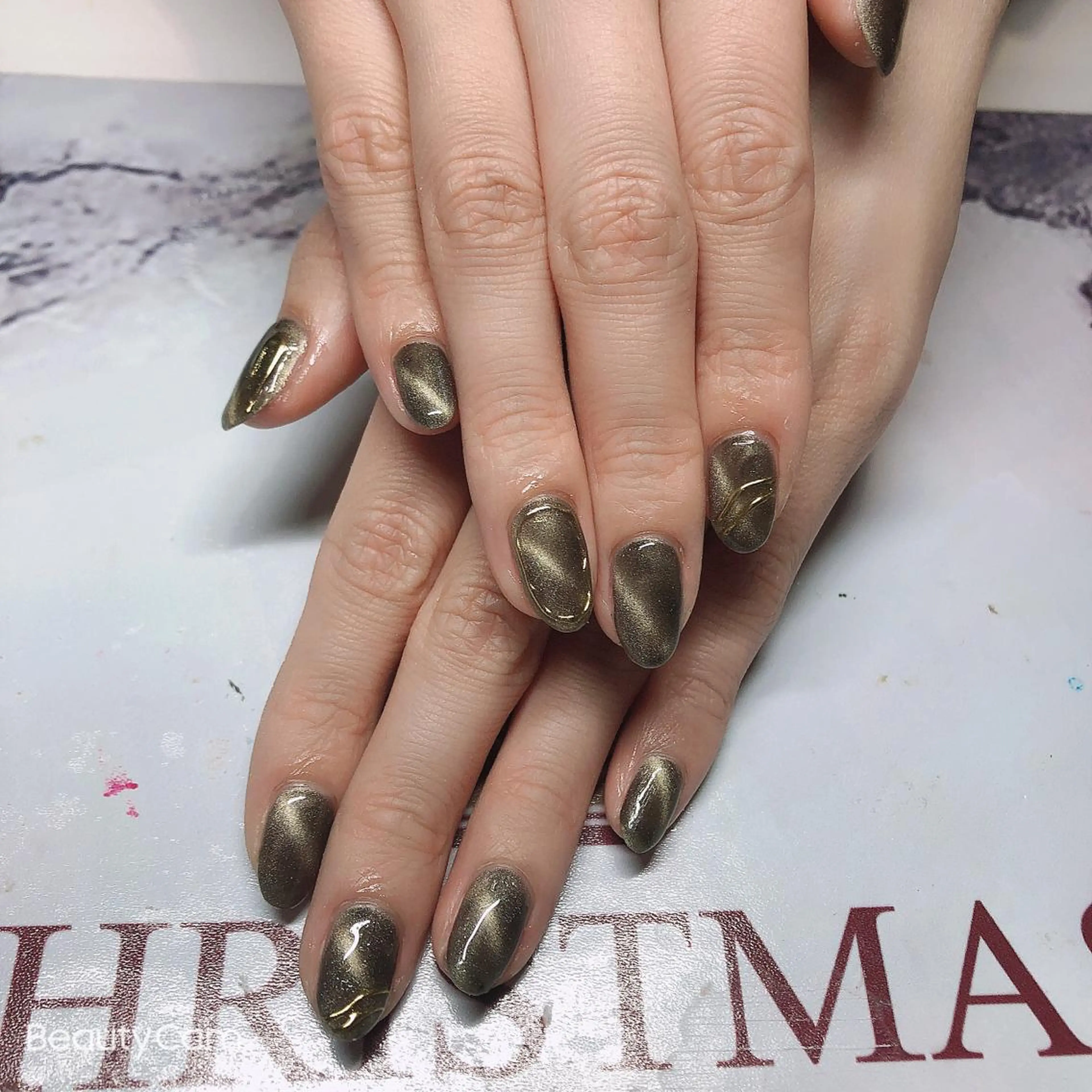 ネイル マグネットネイル ガレンドウ 白澤 愛子のネイルデザイン