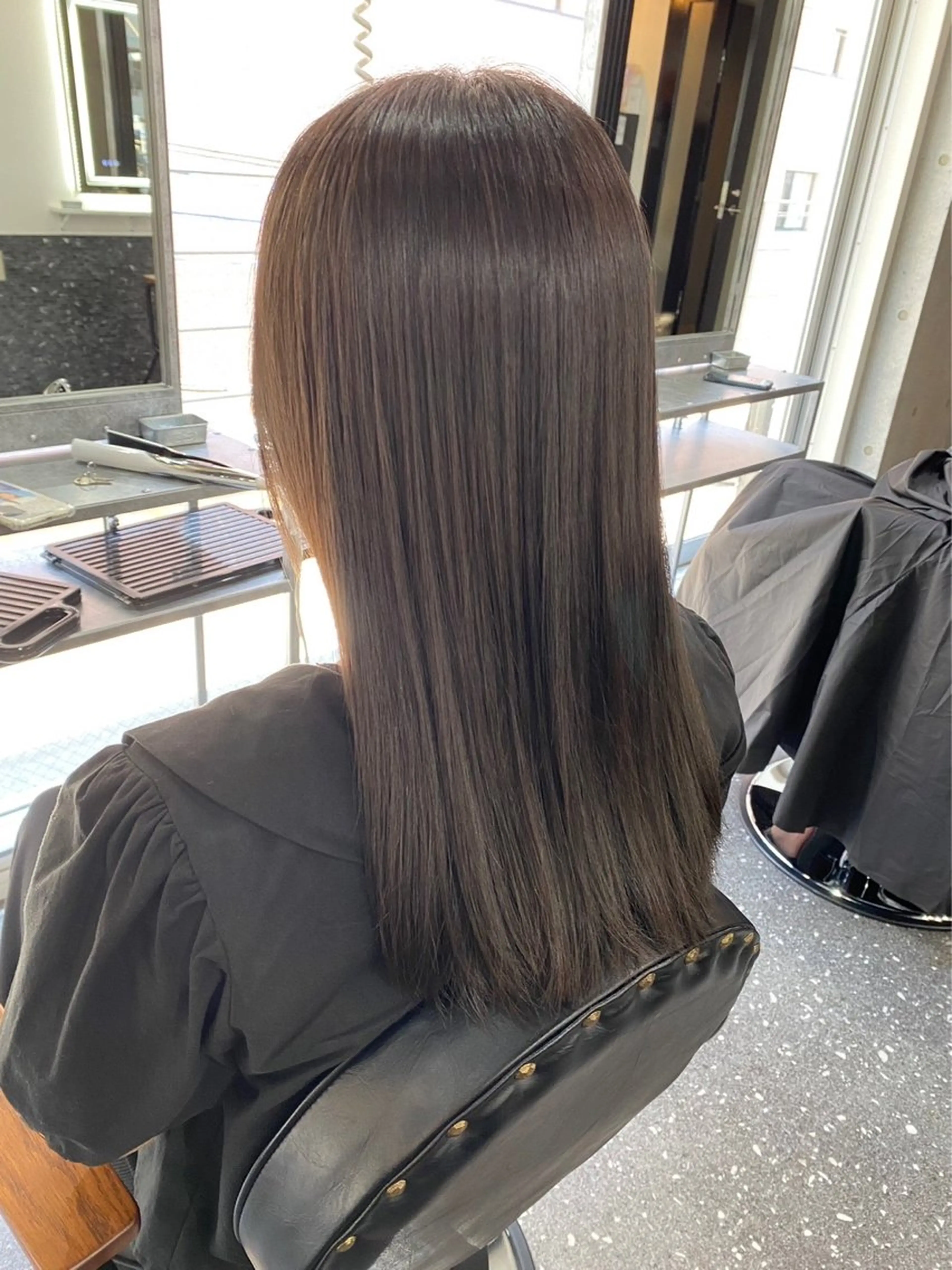 ロング カット 縮毛矯正 トリートメント 髪質改善✨ ULTOWA🌈のヘアスタイル