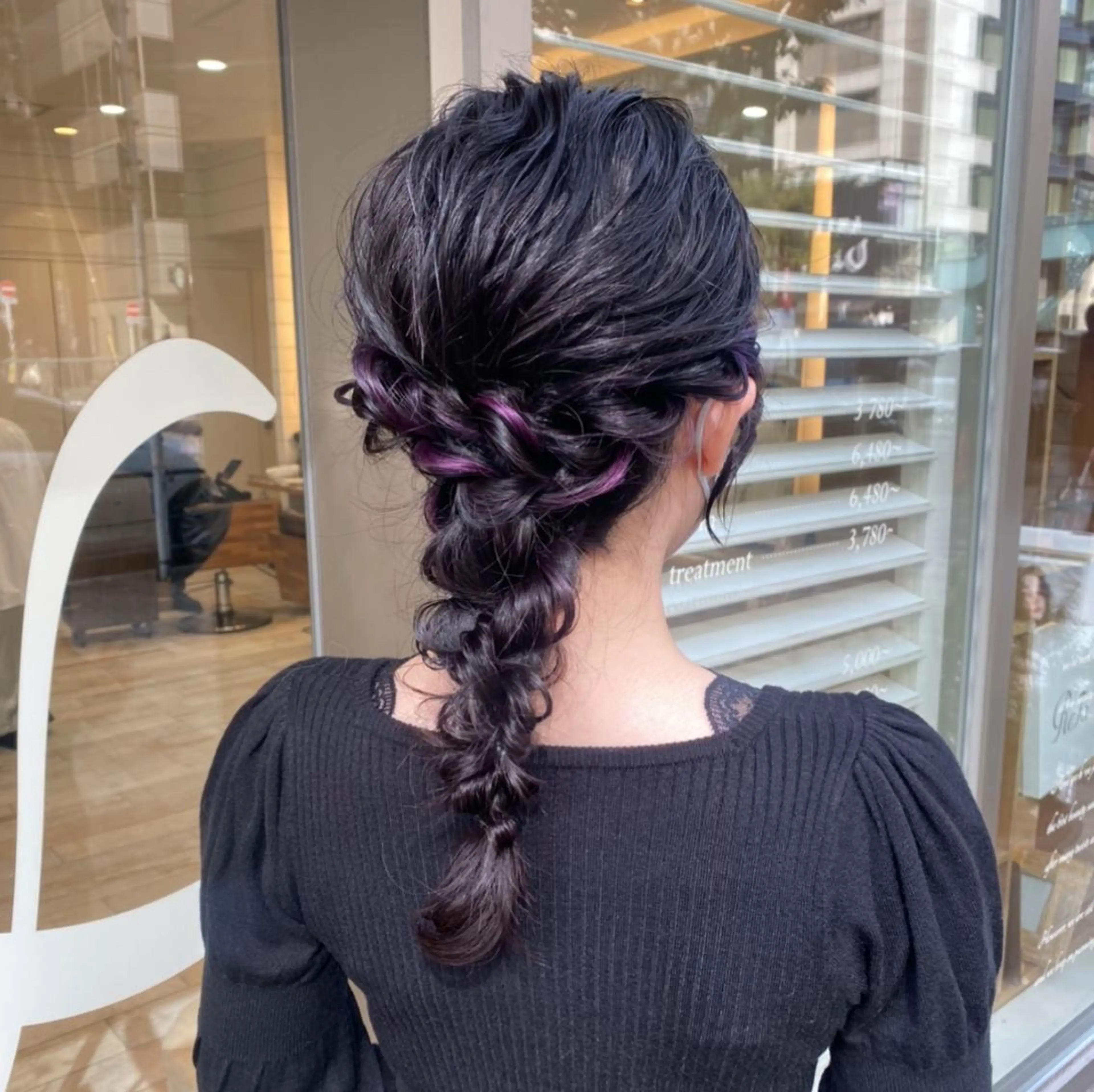 セミロング ヘアアレンジ トリートメント ツカハラ　リリカ 👒柔らかカラー👒のヘアスタイル