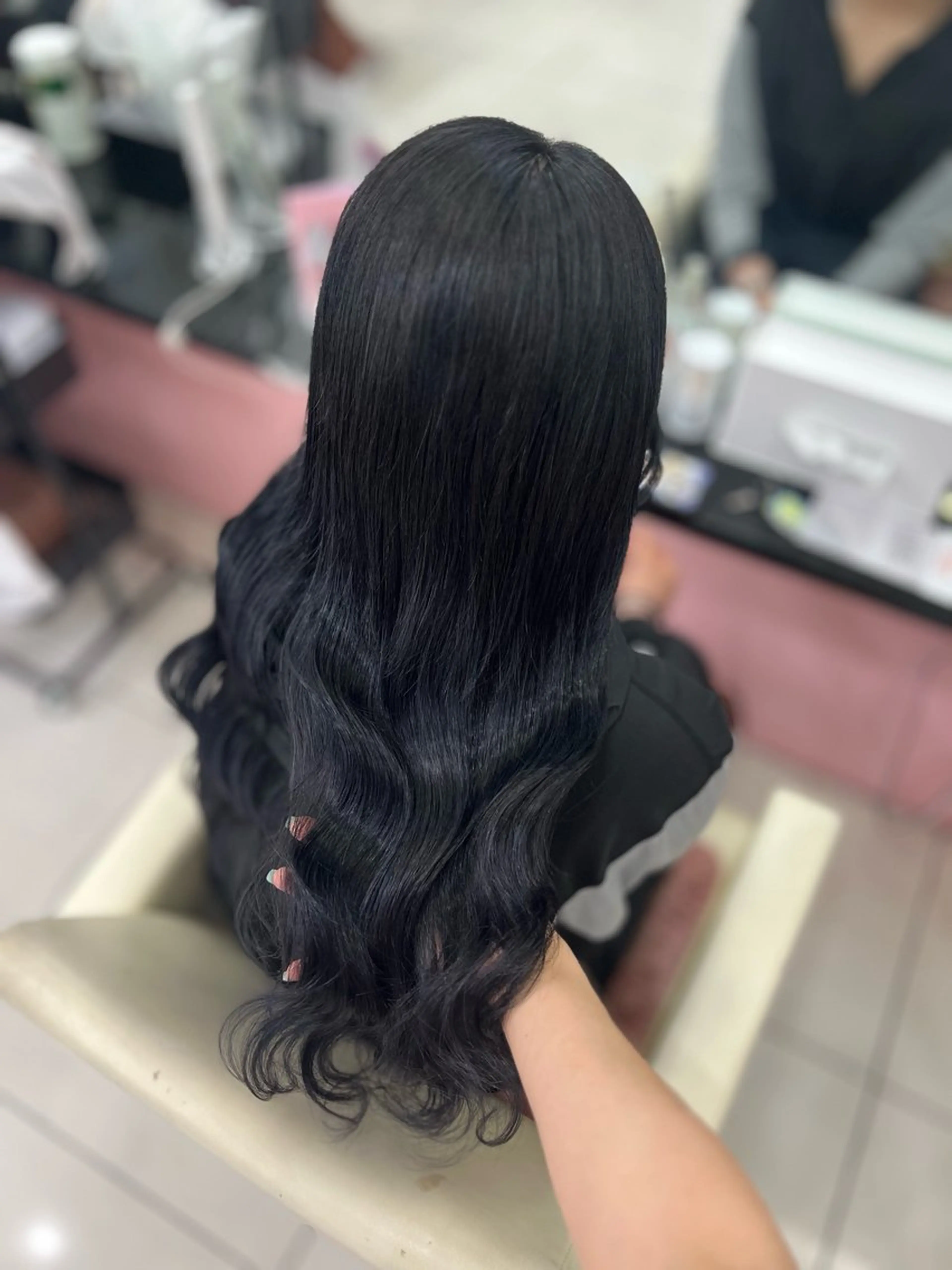 🤍2回目🩵シールエクステ60本+エクステカット🩵巻き仕上げは別途¥500🤍🎀 説明欄必読下さい!の写真