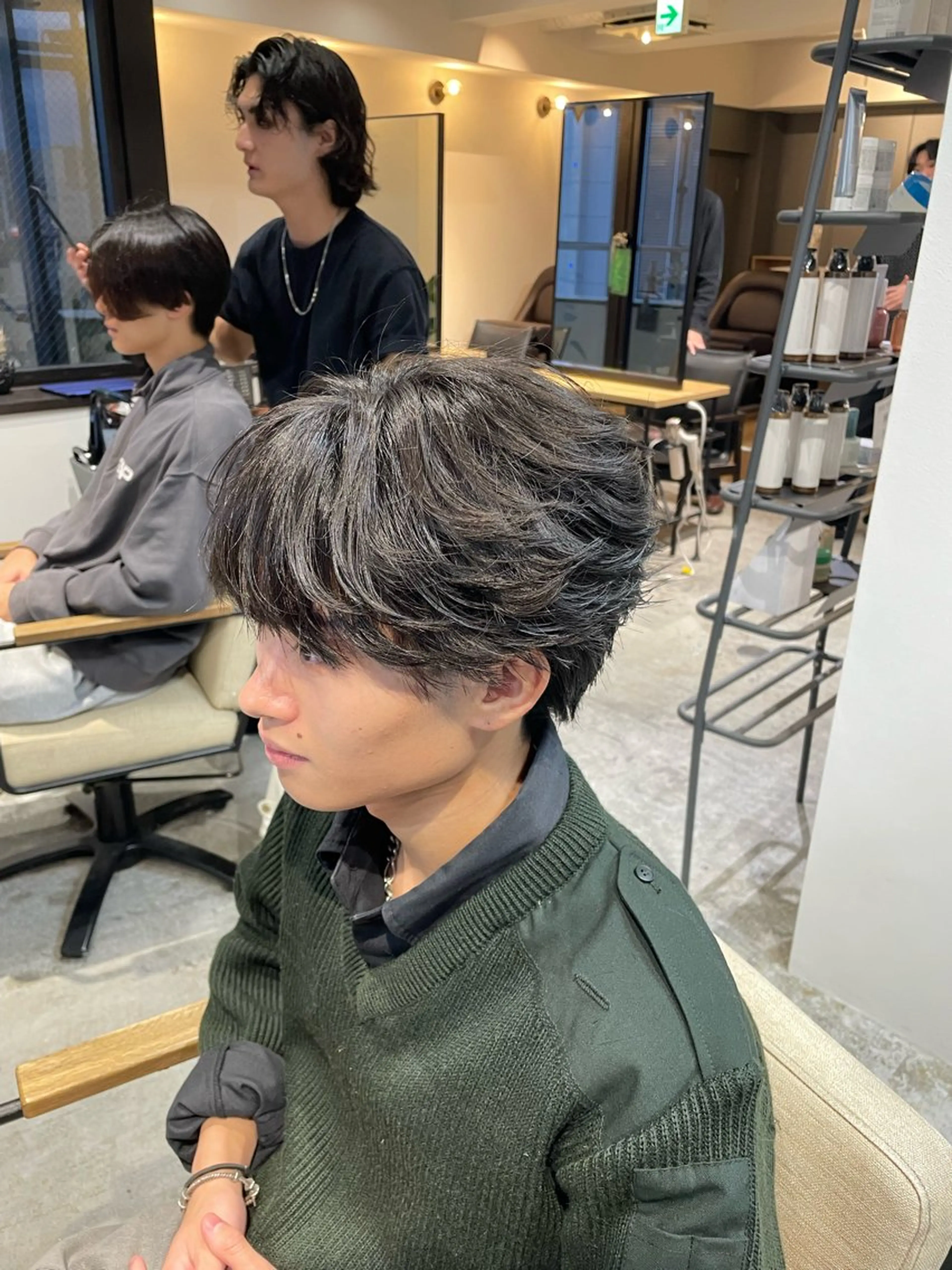 ショート メンズパーマ梅田 ・川副史晶のヘアスタイル