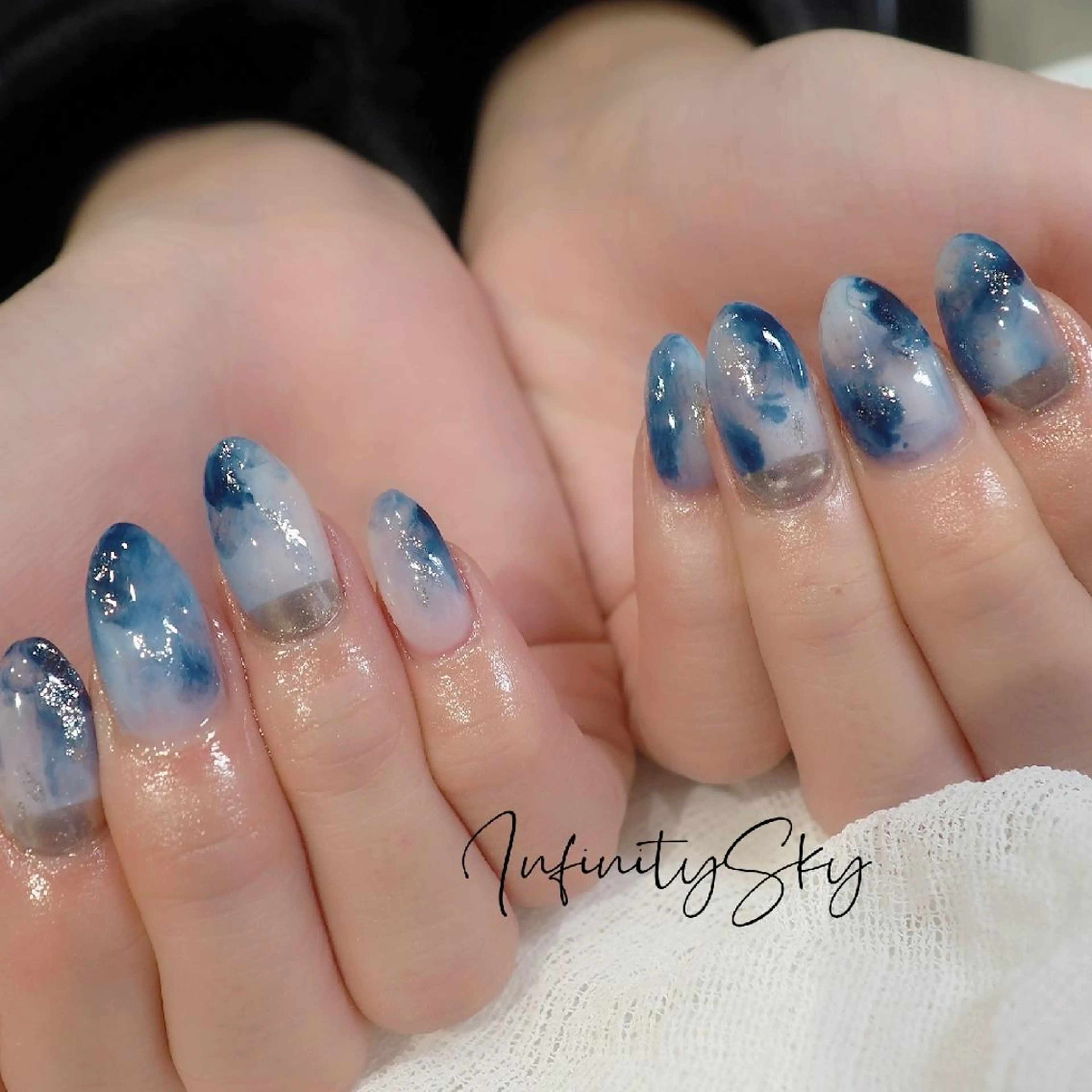 ネイル ハンドネイル infinity skyのネイルデザイン