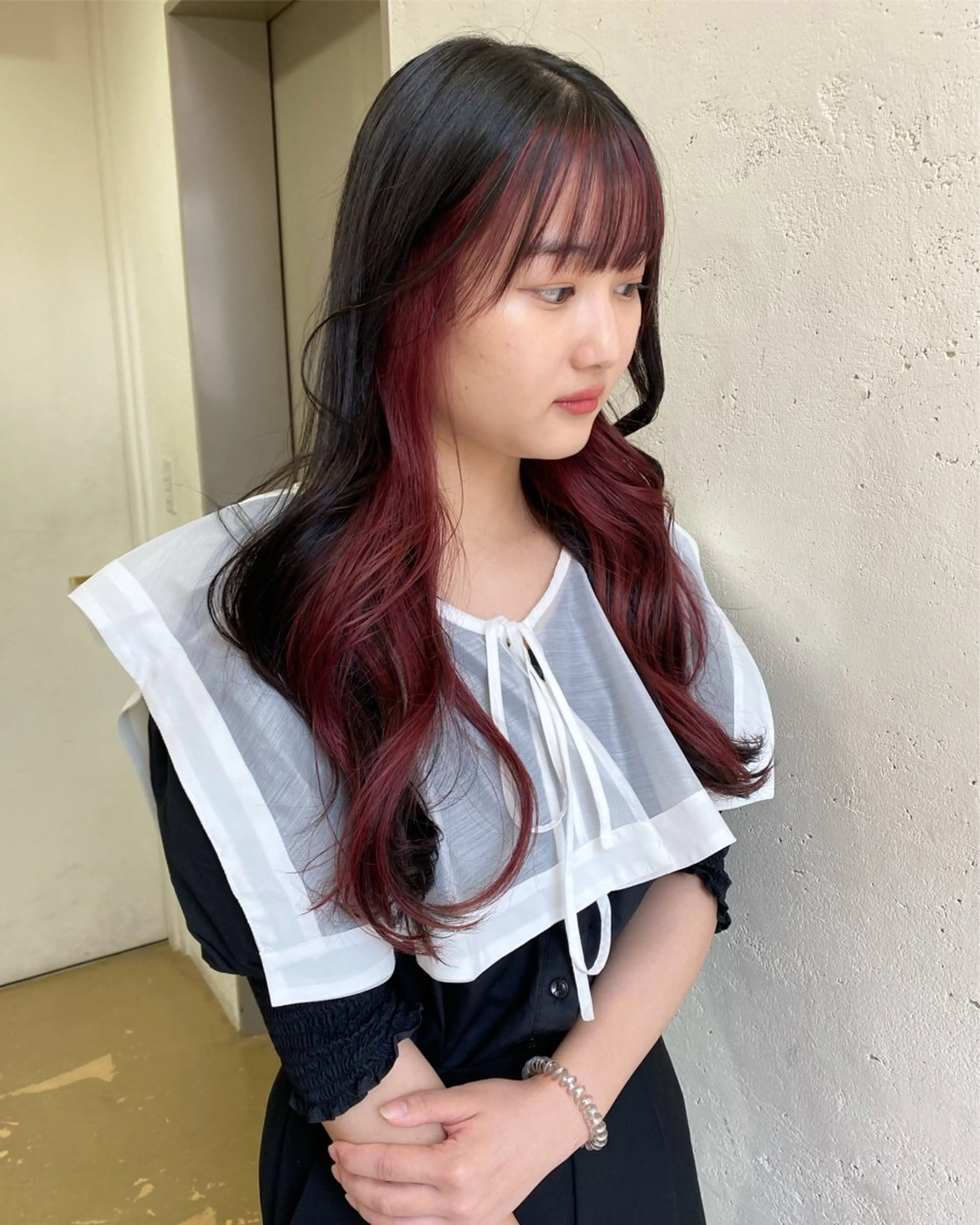 ロング カラー カット ヘアカラー トリートメント ハイトーンカラー 🩷NANAのヘアスタイル