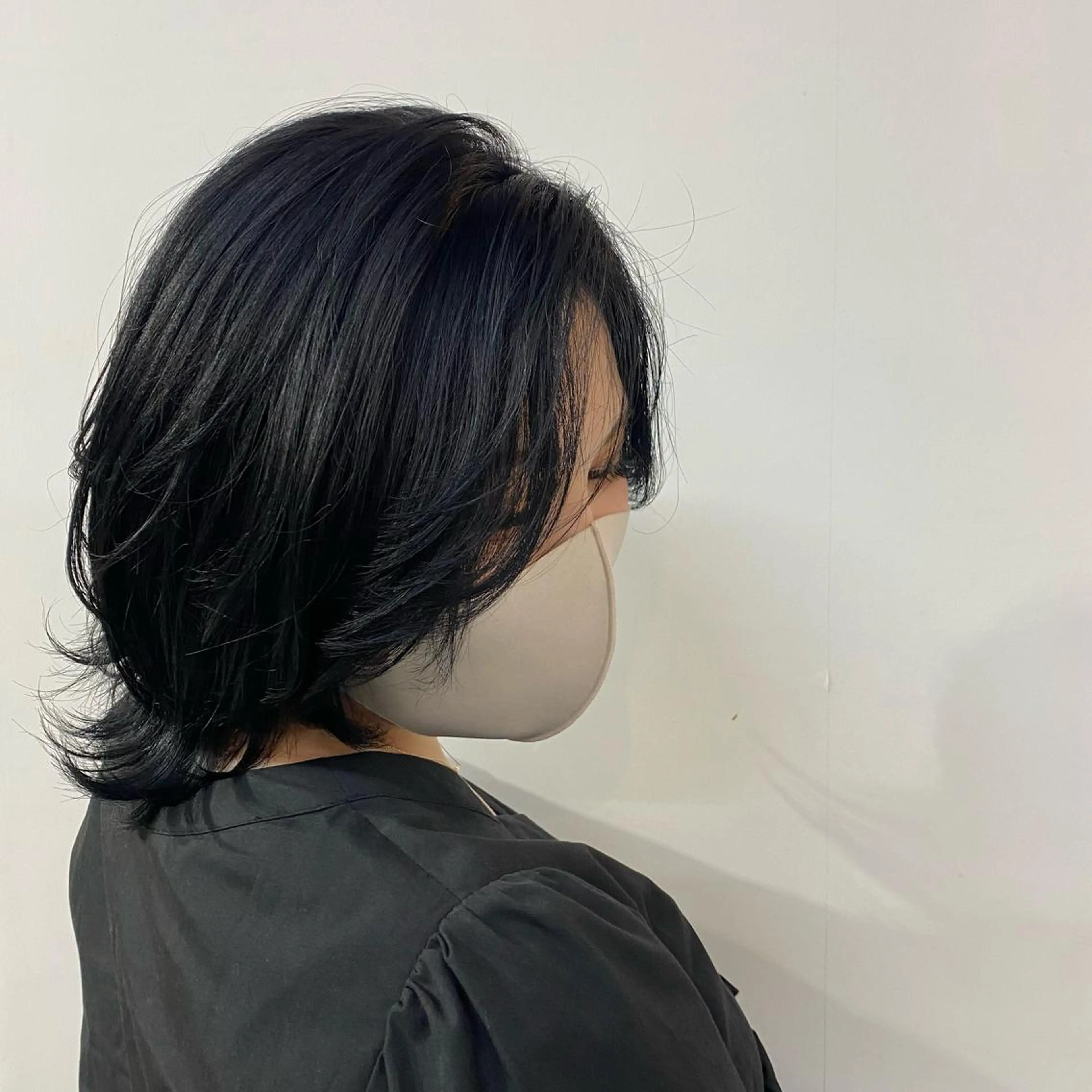 ミディアム ボブレイヤー ボブ レイヤーカット てんてん/ 天坂　有里のヘアスタイル