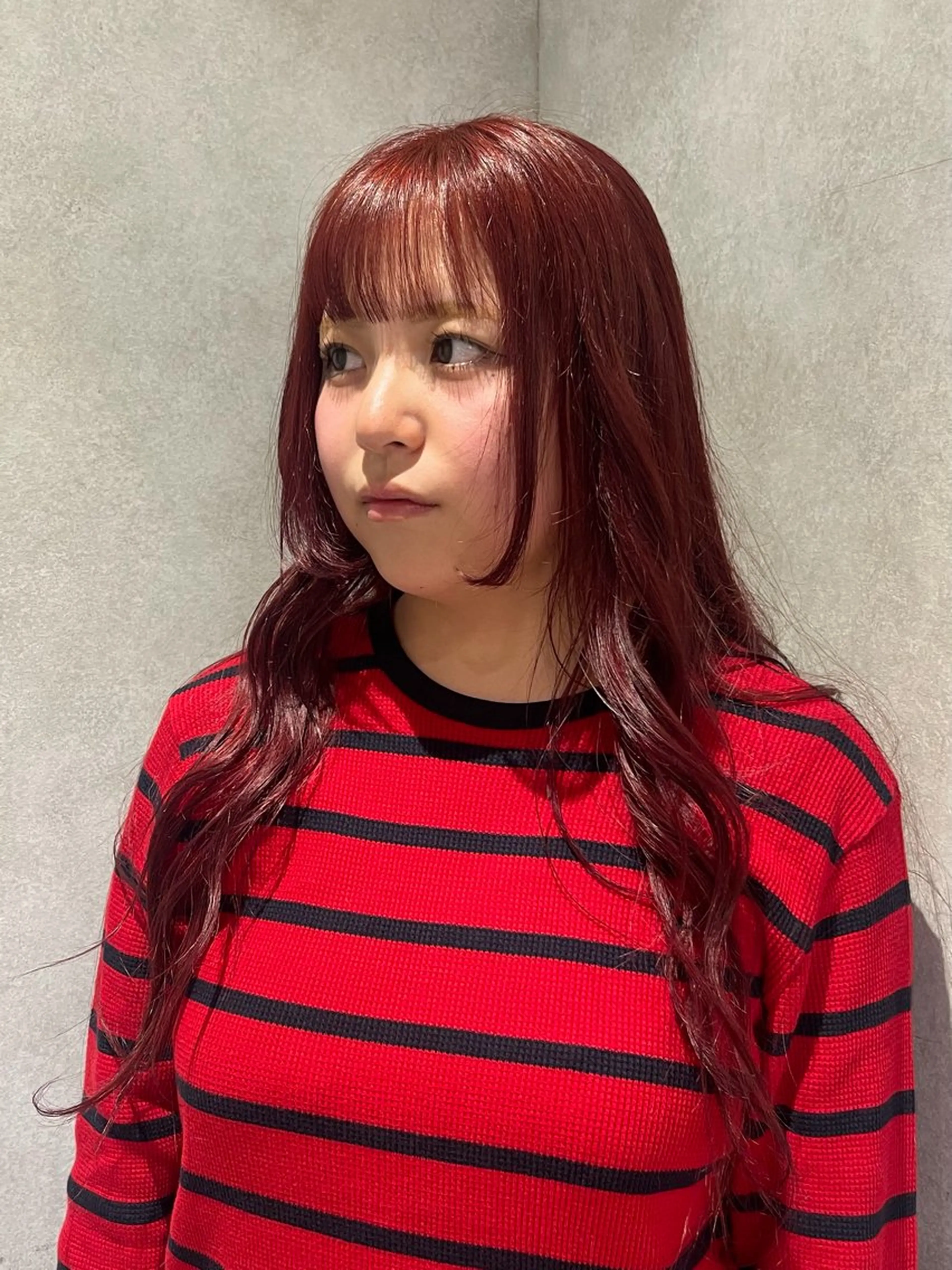 ロング カラー ヘアカラー 鎌倉 珠莉のヘアスタイル