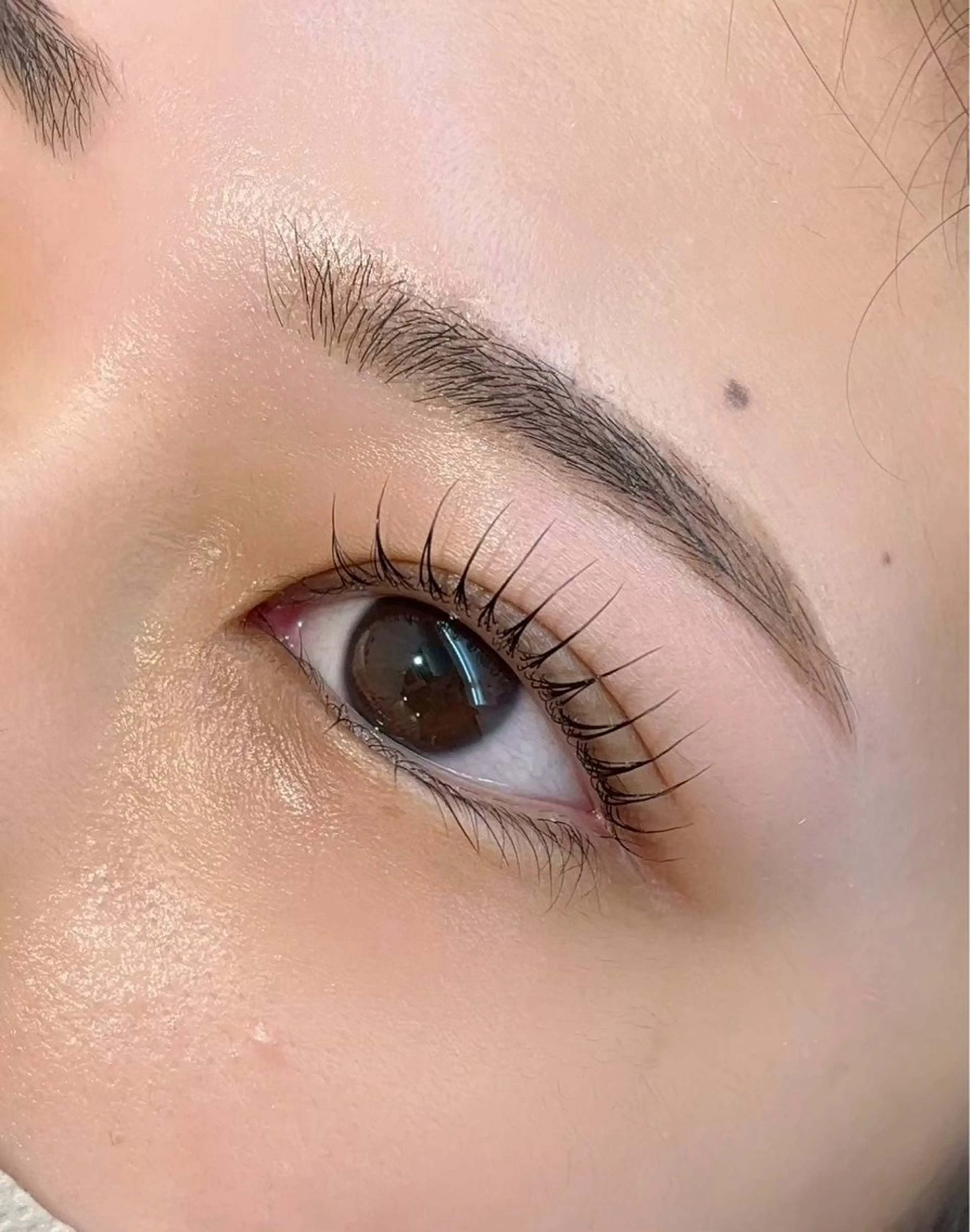 💝韓国ロッドまつ毛パーマ+眉毛WAX🧞‍♂️5000円の写真