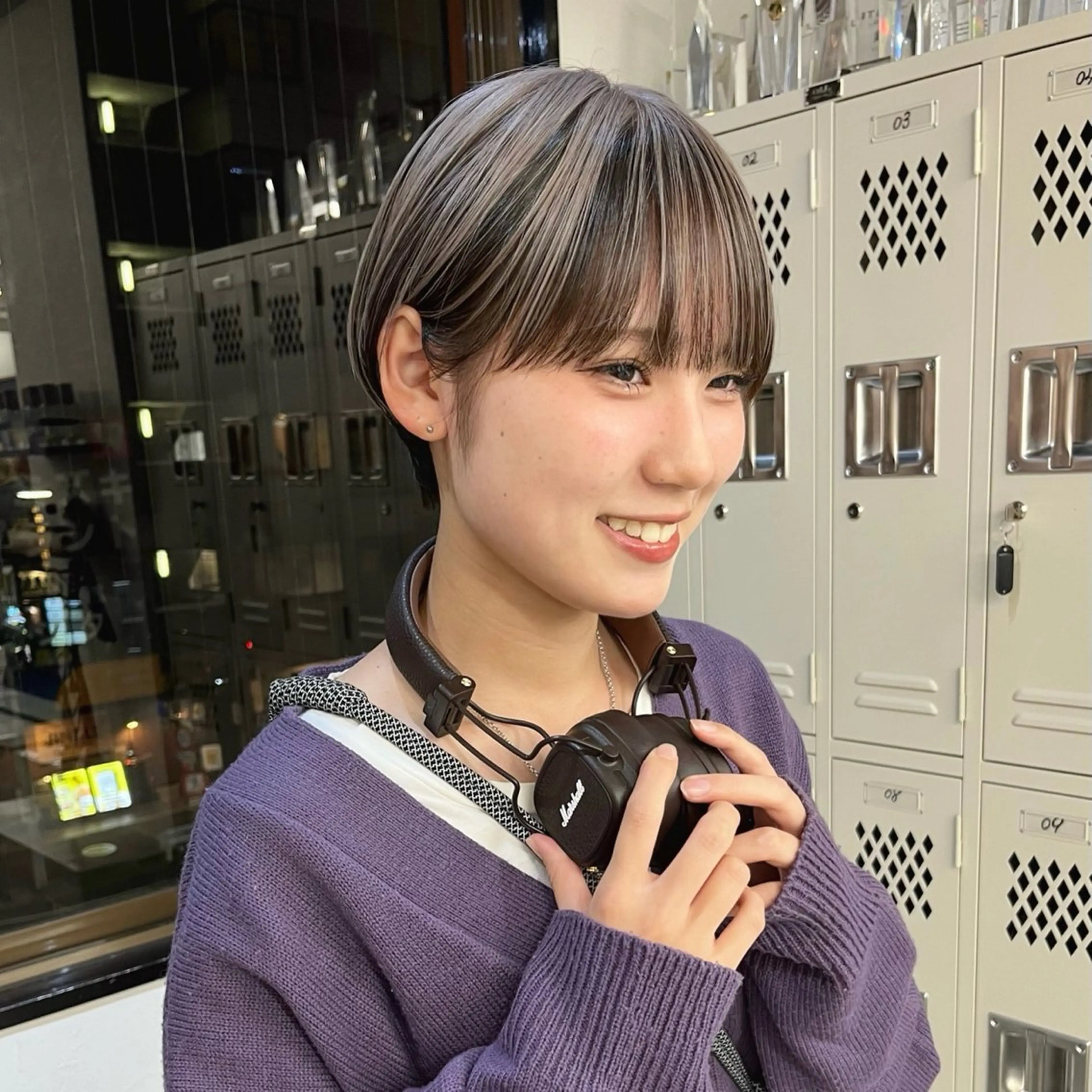 ショート カラー ブリーチ ブリーチなしカラー ボブ 髪質改善 レイヤーカット カット ヘアカラー トリートメント 初めてのショート お任せください✂️のヘアスタイル