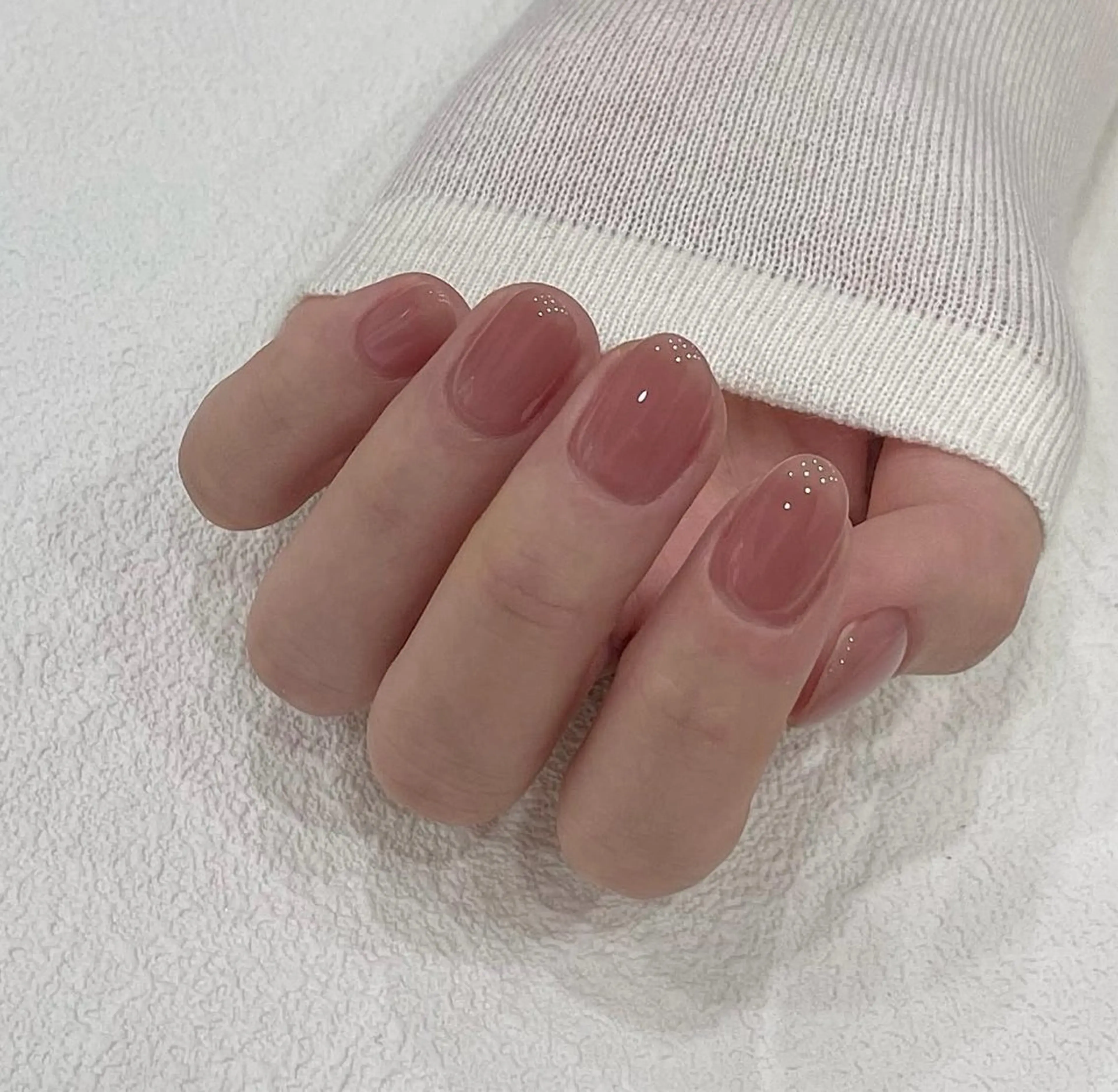 ネイル ワンカラーネイル ハンドネイル sora ❄️のネイルデザイン