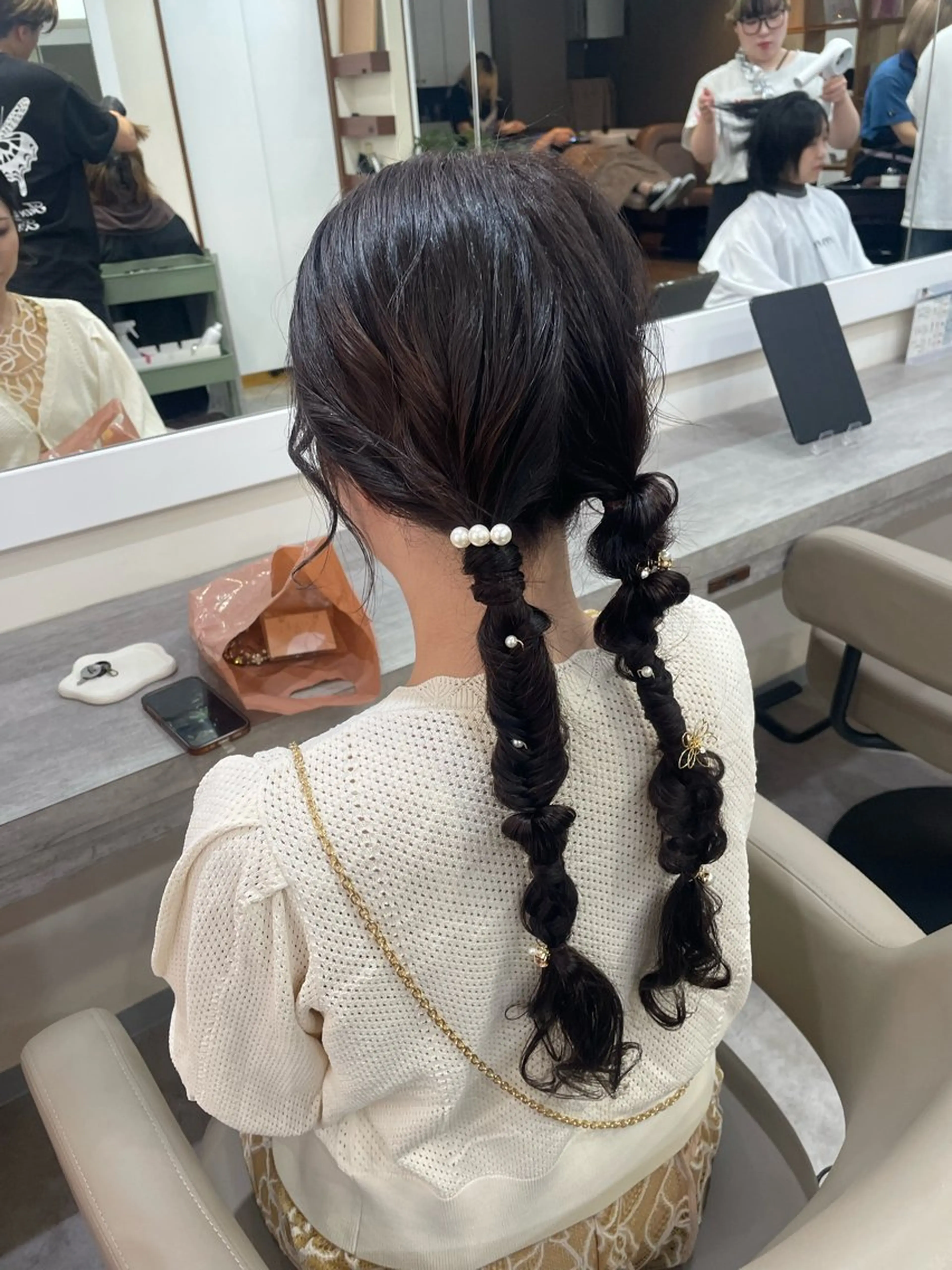 ロング ヘアセット 韓国風パーマ/ヘア セット/店長みづきのヘアスタイル