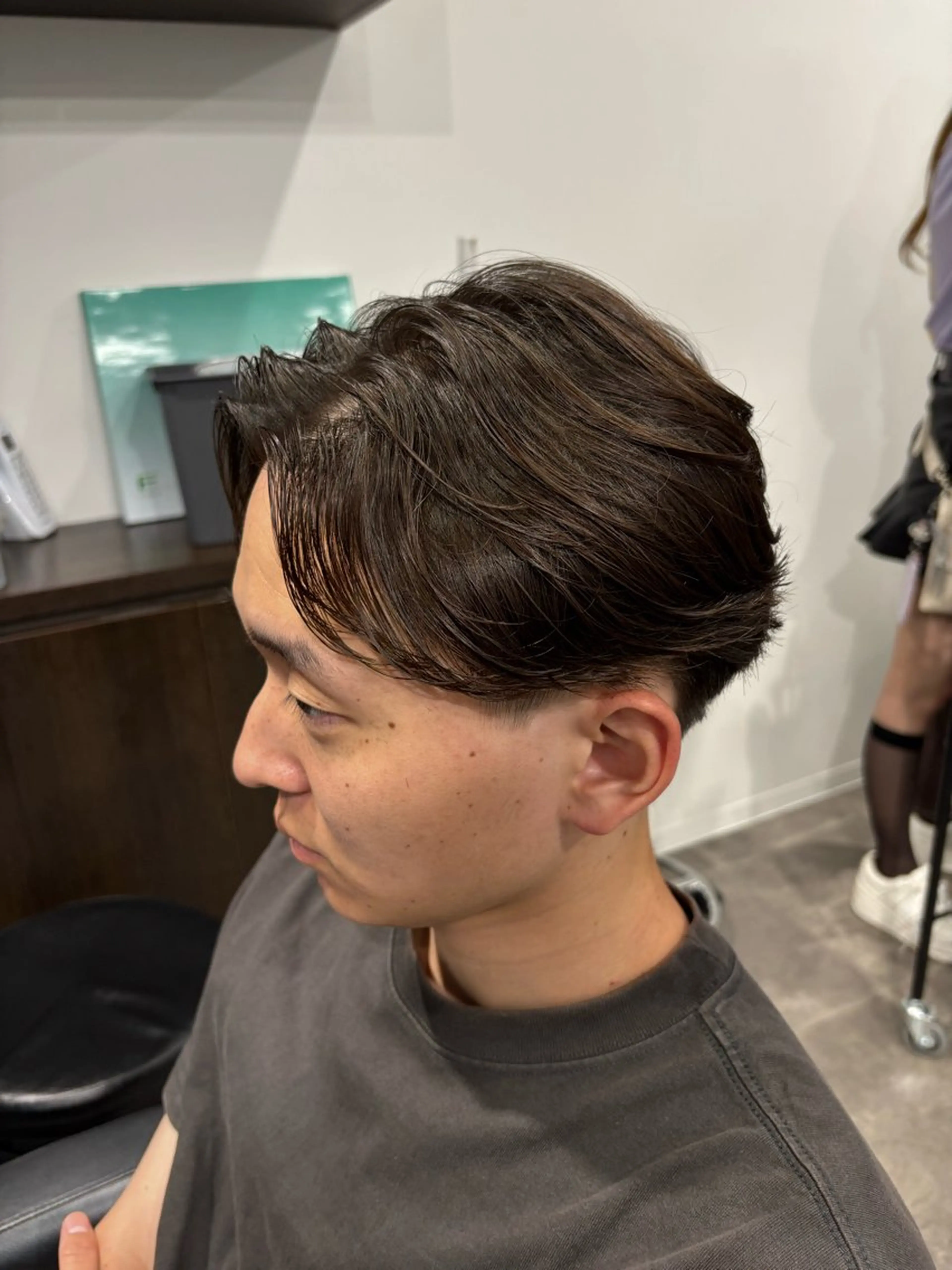 メンズ カット パーマ 🪽直毛男子の救世主 🪽フェザーパーマのヘアスタイル