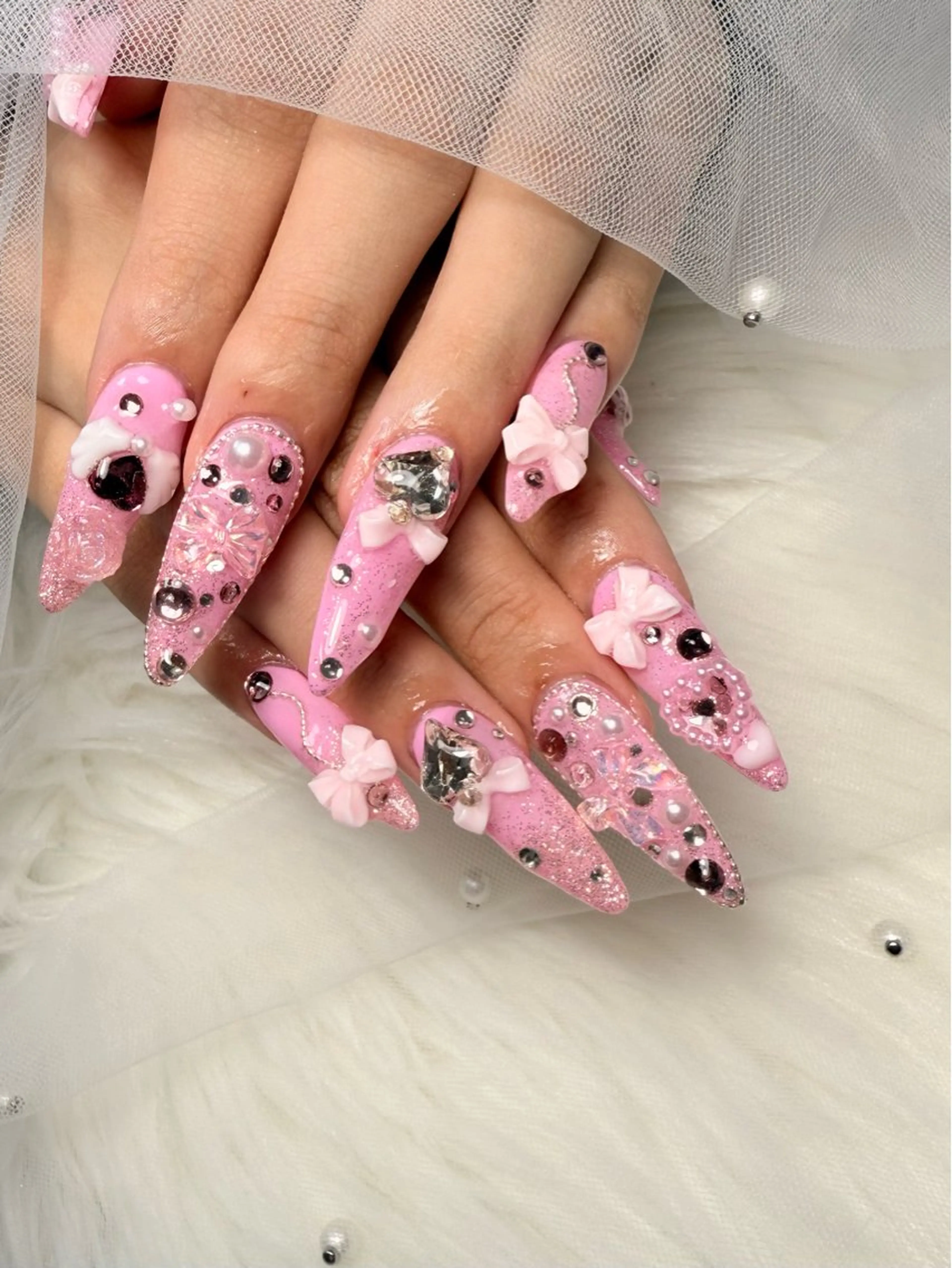 セミロング ハンドネイル 🌹Belle Nail🌹のネイルデザイン