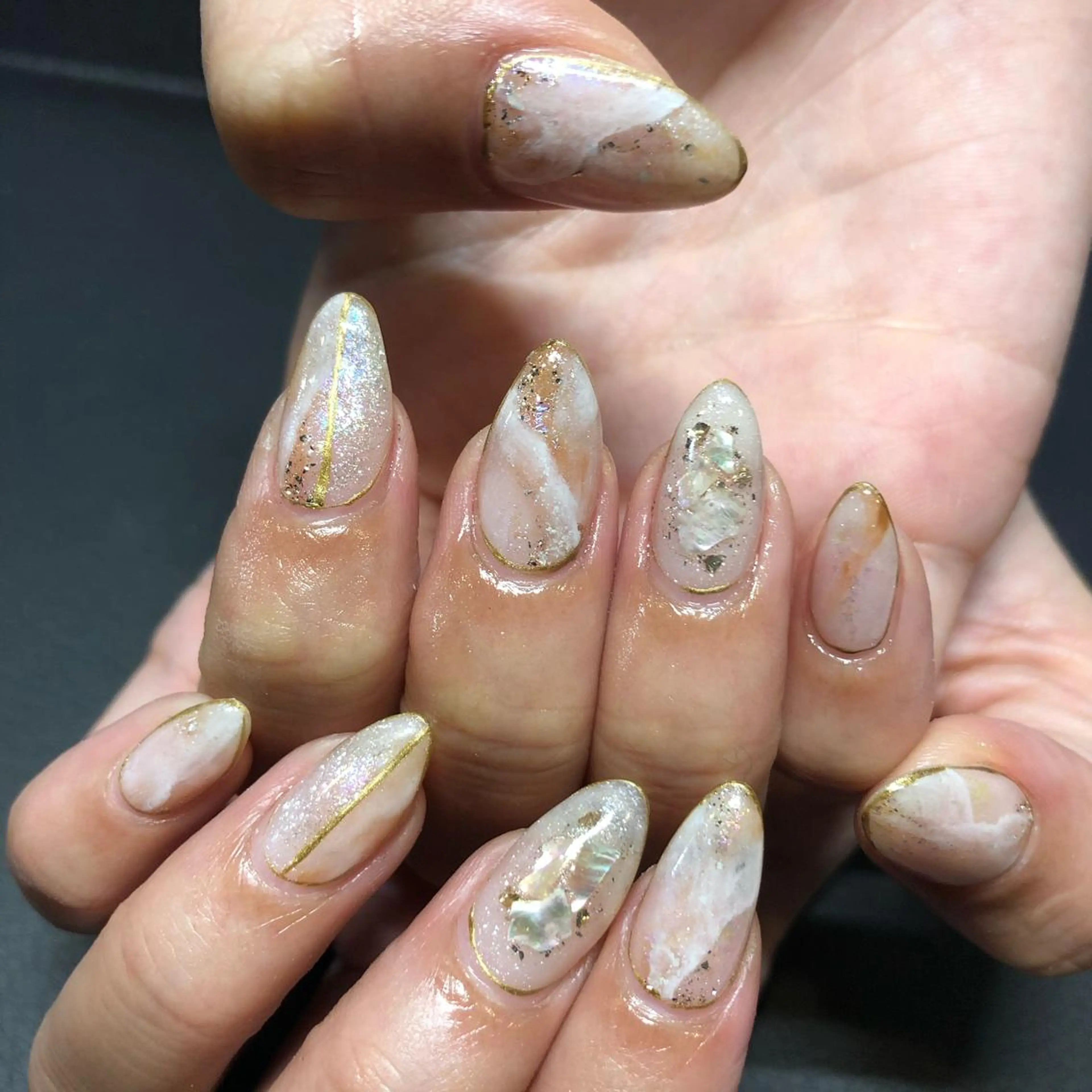 ネイル ハンドネイル umber 三茶1分のネイルデザイン