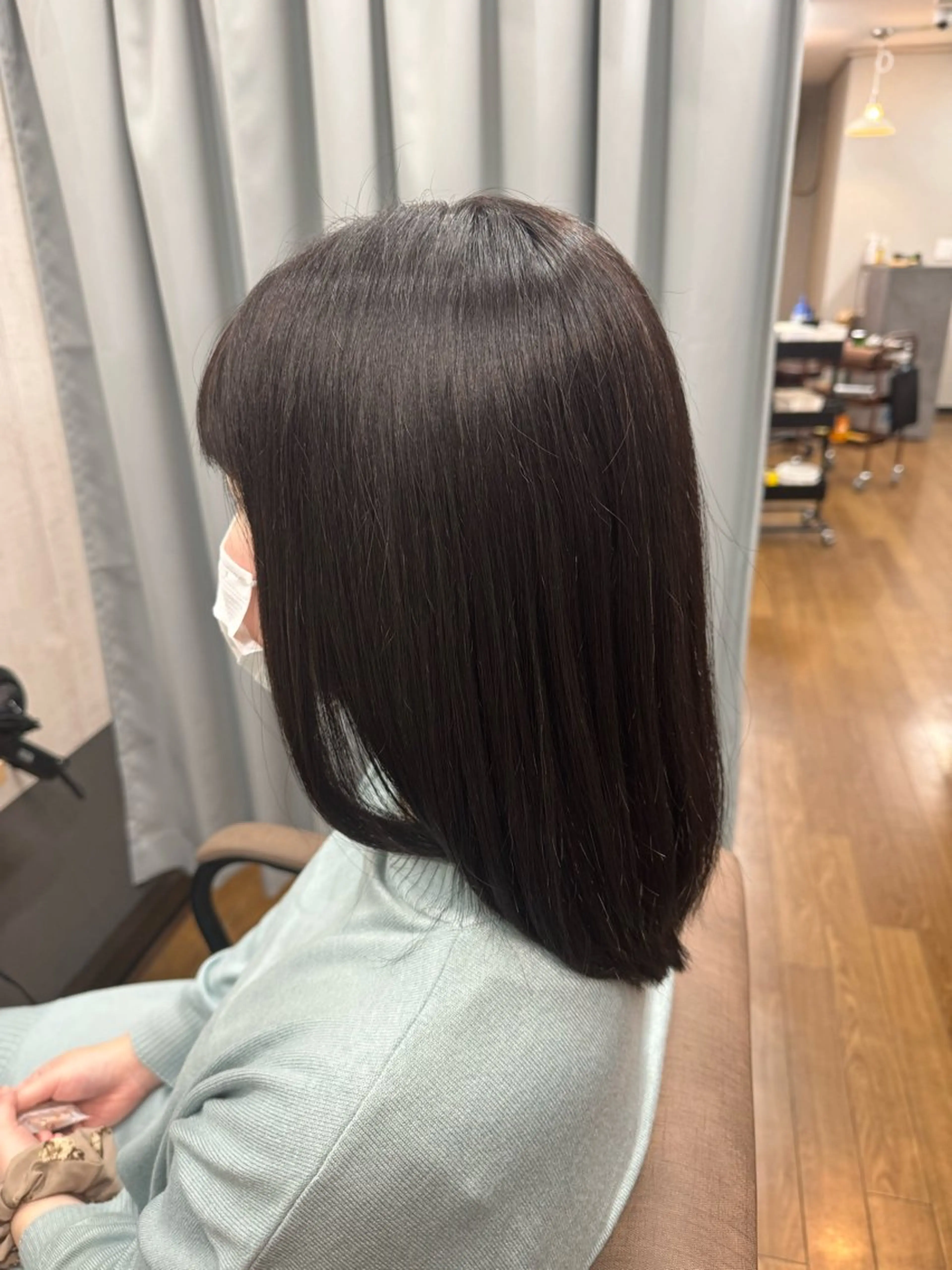 セミロング カット ヘアカラー トリートメント TELA HAIR 幕張本郷店　千尋のヘアスタイル