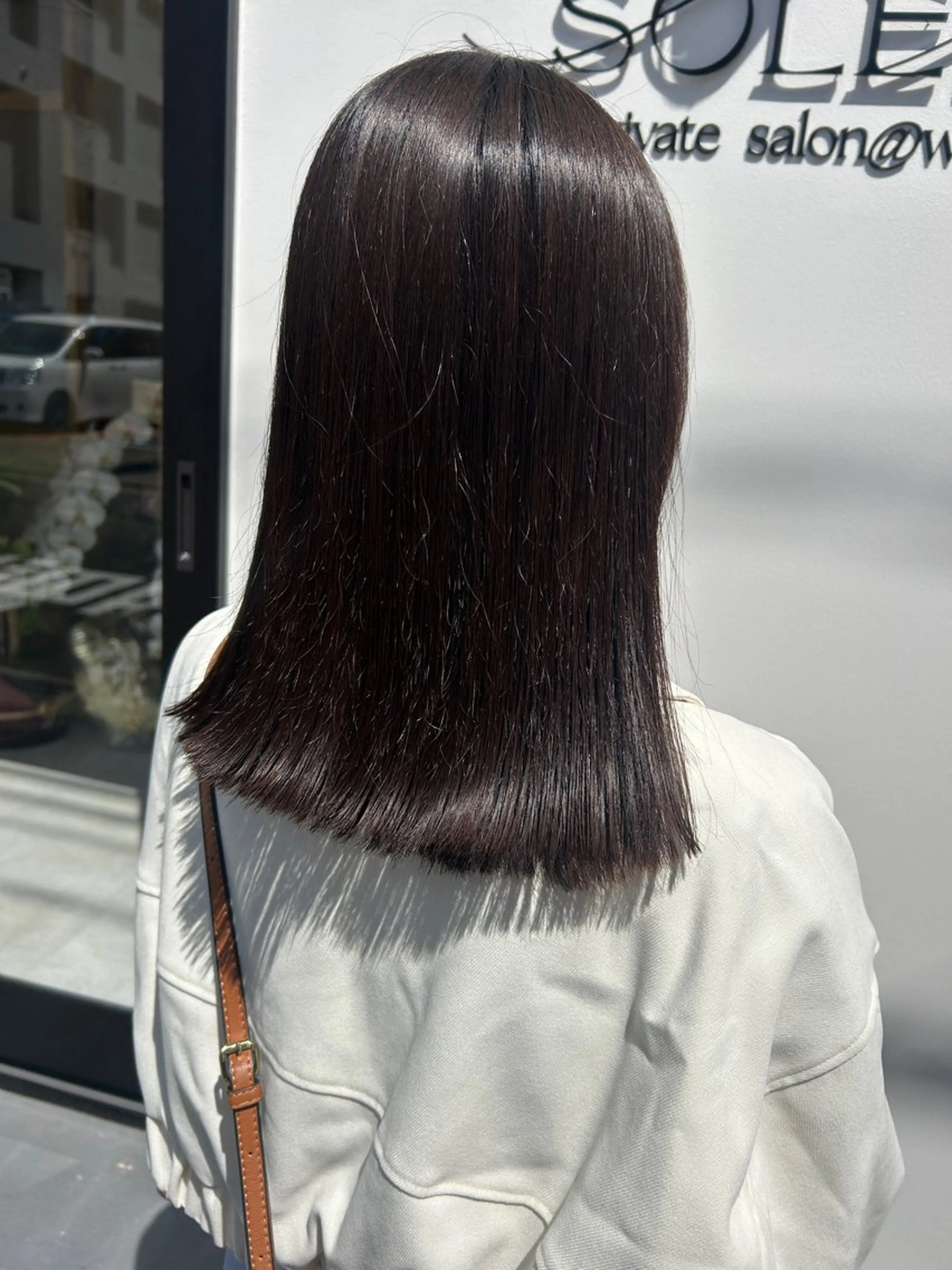ロング パーマ 髪質改善 縮毛矯正 ストレートパーマ トリートメント 久木原 ゆりのヘアスタイル