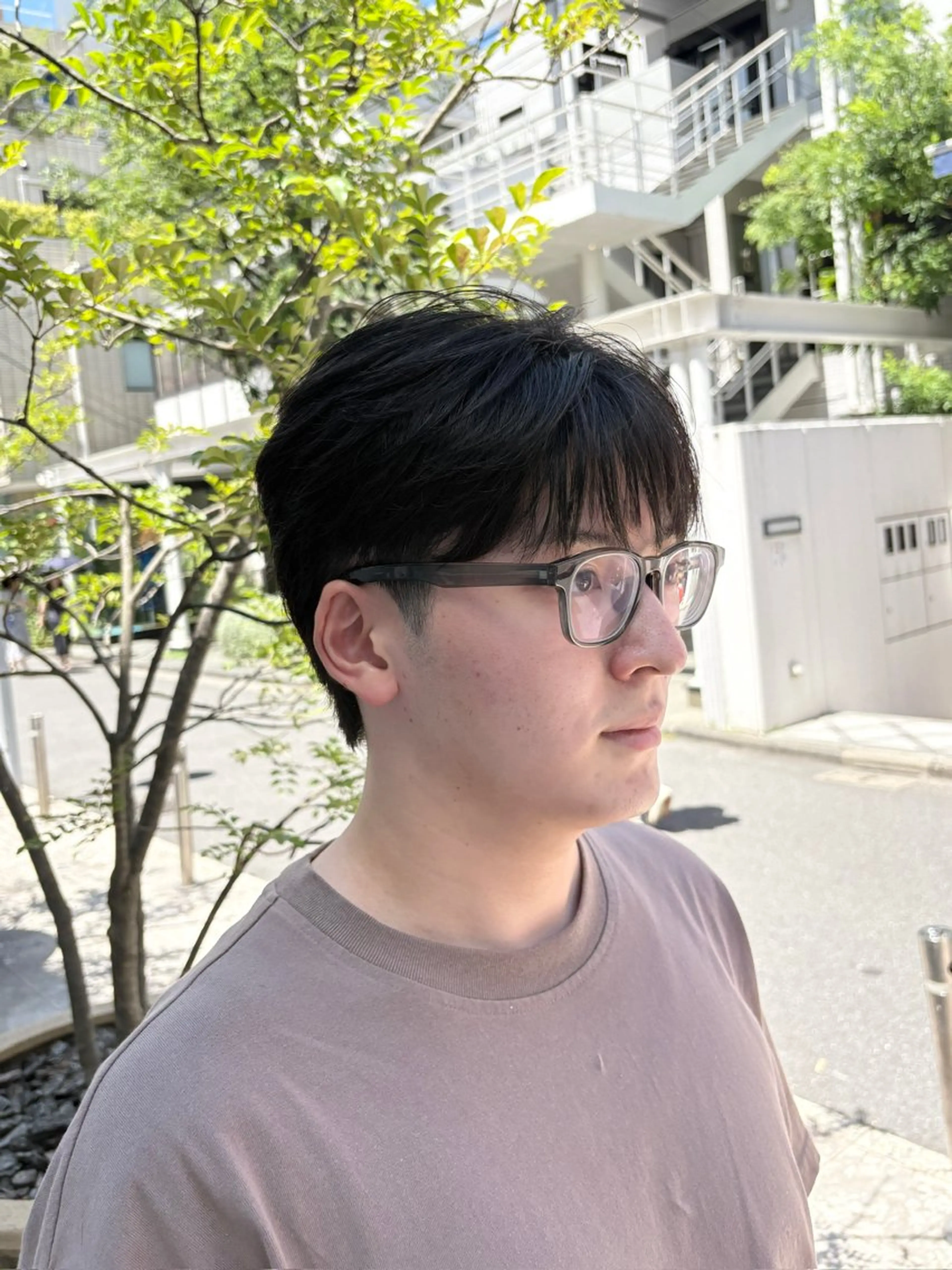 メンズ アイブロウ 美髪矯正🍀 似合わせカット渡邊のヘアスタイル