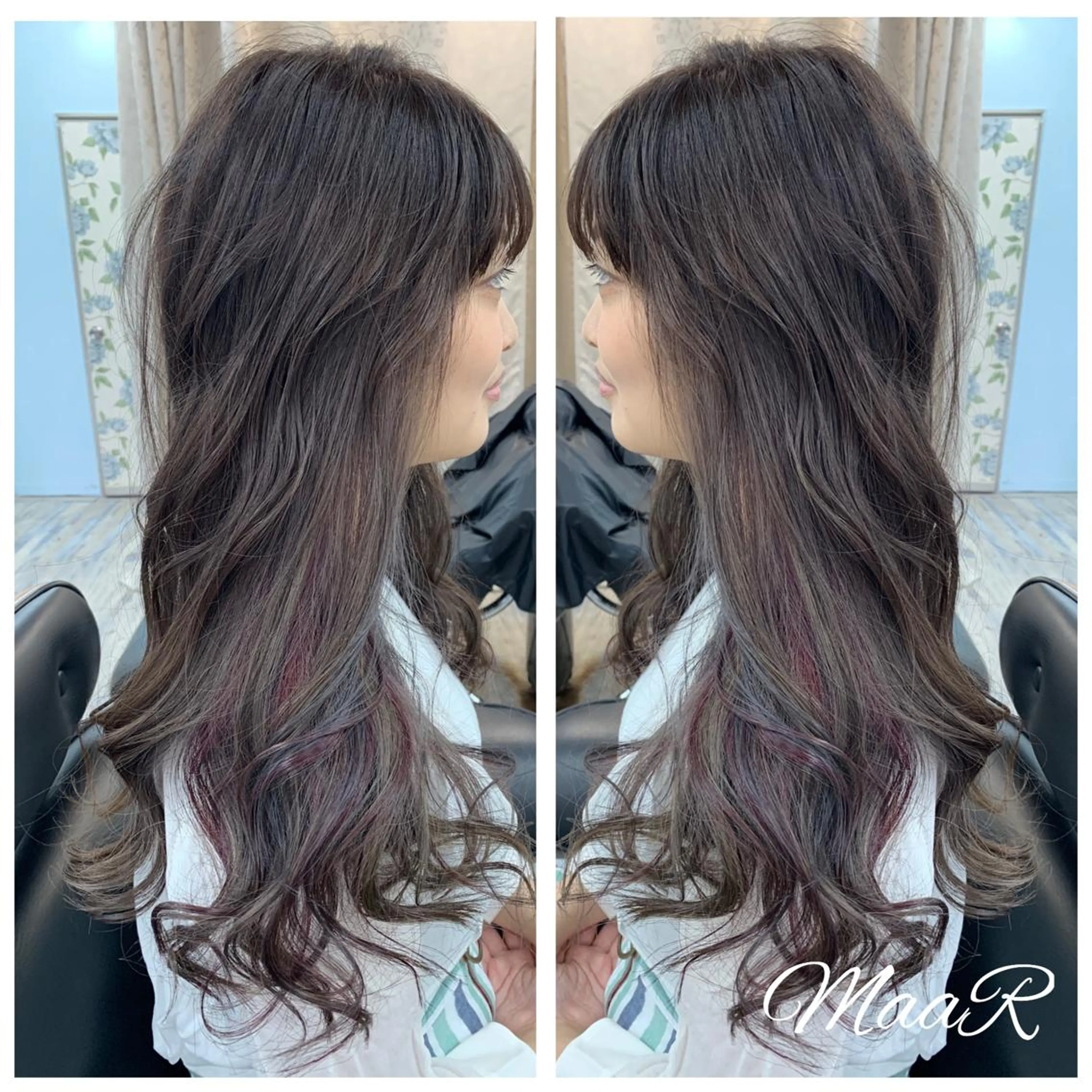 カラー Asuka Mabuchiのヘアスタイル
