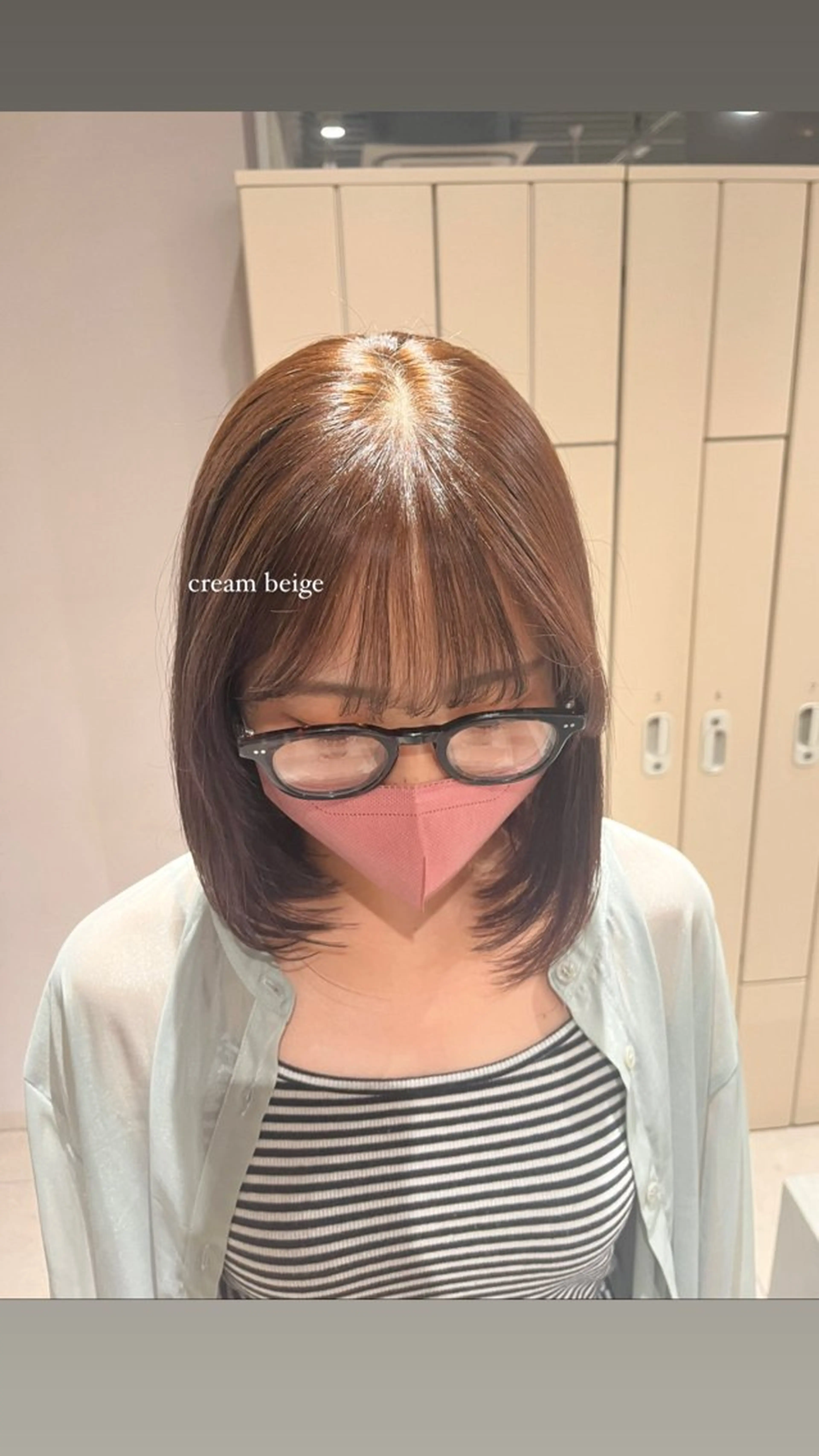 カラー 髪質改善 ばんちなつ / ボブ/透明感カラーのヘアスタイル