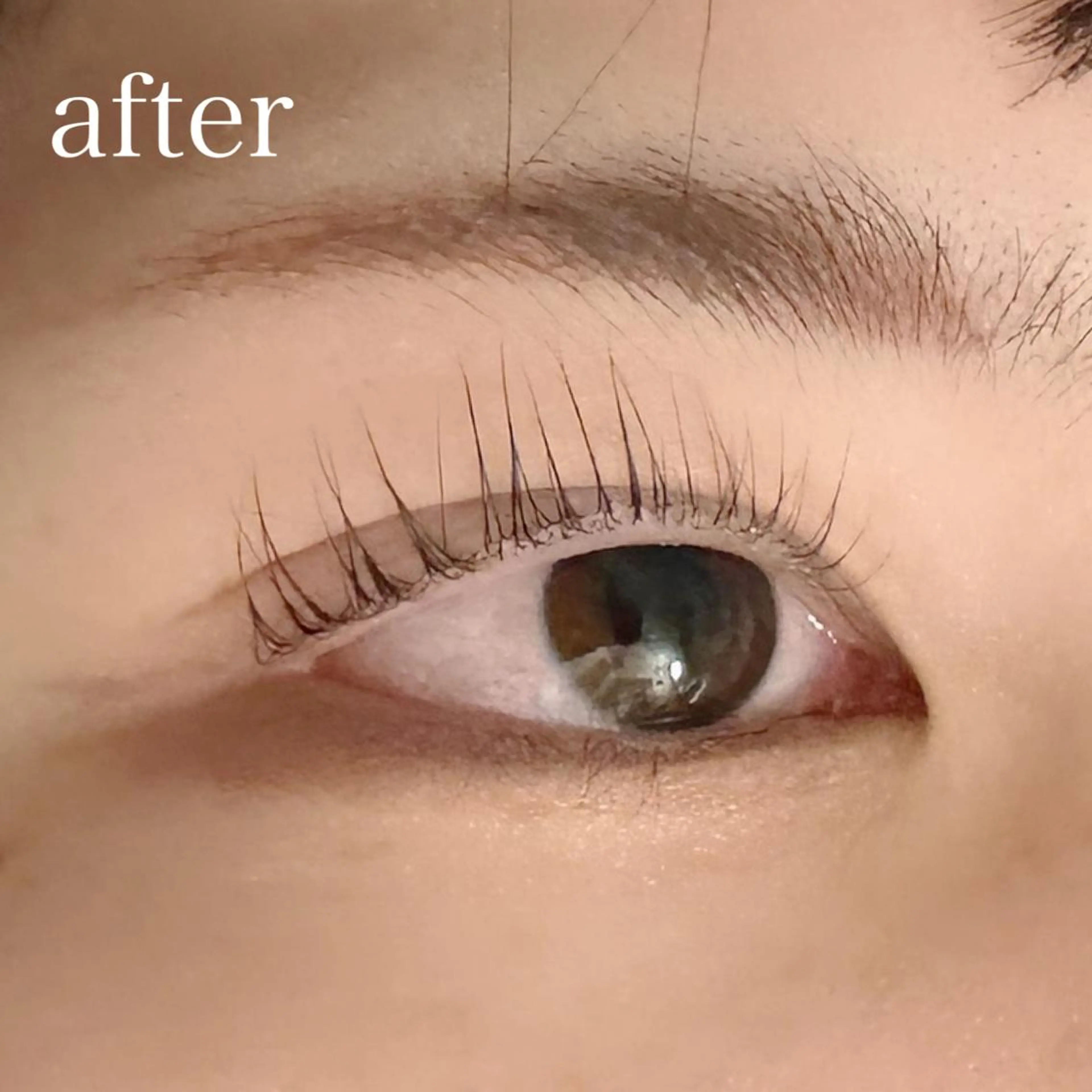 マツエク・マツパ パリジェンヌラッシュリフト 丸山 莉杏のマツエク・マツパデザイン