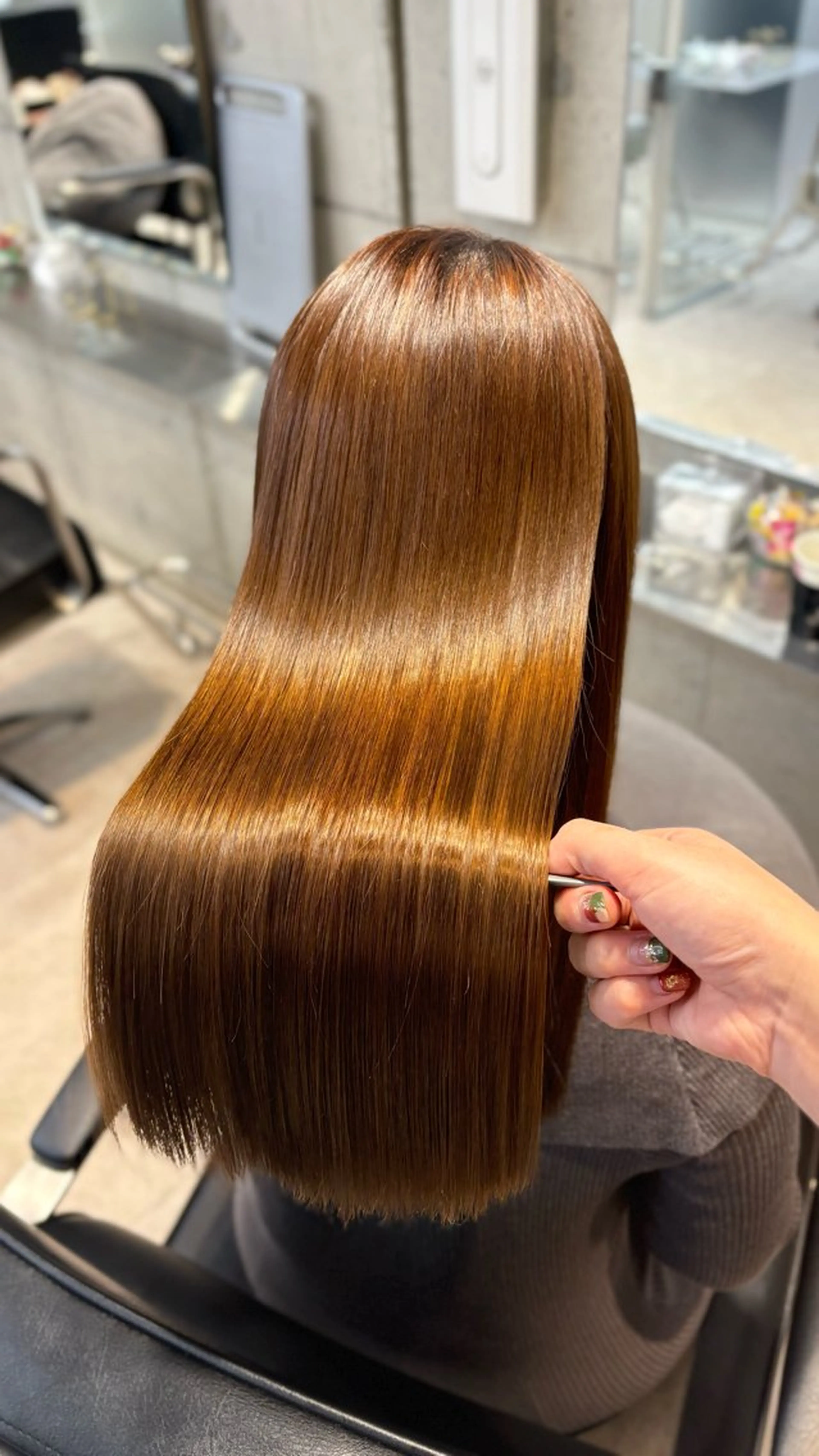 ロング 髪質改善 トリートメント ヘアカラー トリートメント youres hair 髪質改善トリートメント&ヘッドスパ 新宿west店所属・小林春月 /新宿美容師のヘアスタイル