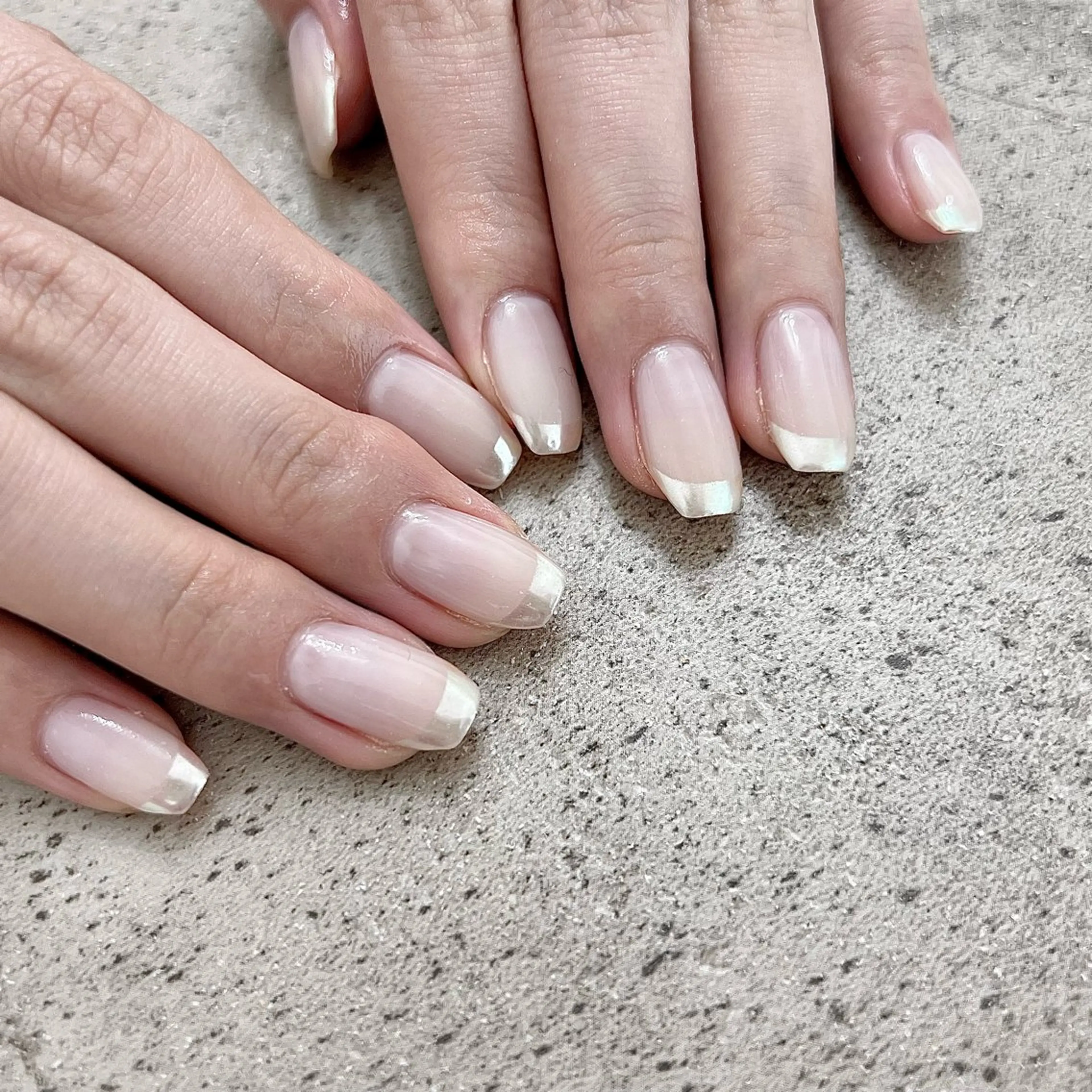 ネイル フレンチネイル ミラーネイル ワンカラーネイル Maison Calin manaのネイルデザイン
