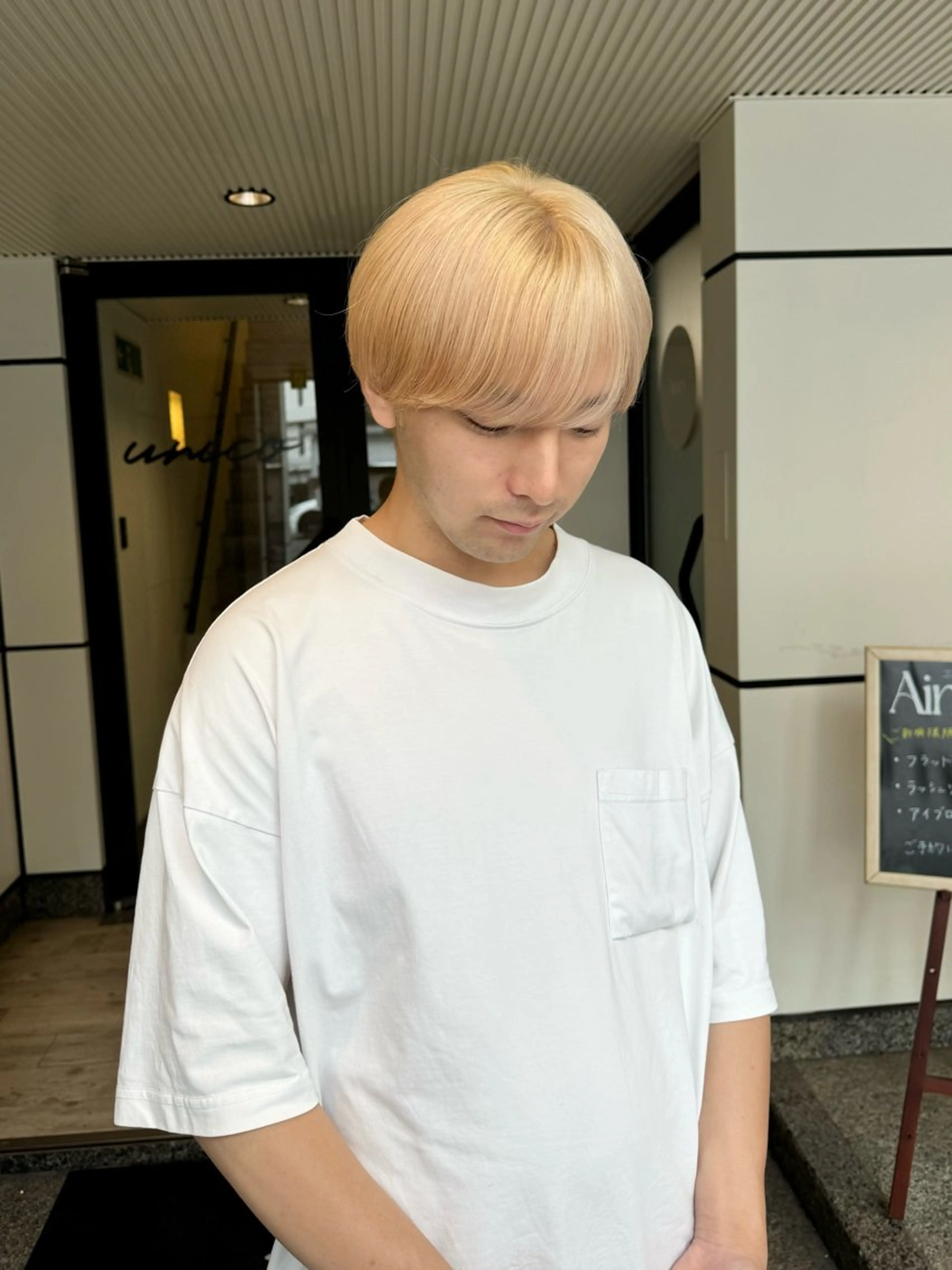 カラー メンズ 内沼 恵留菜のヘアスタイル