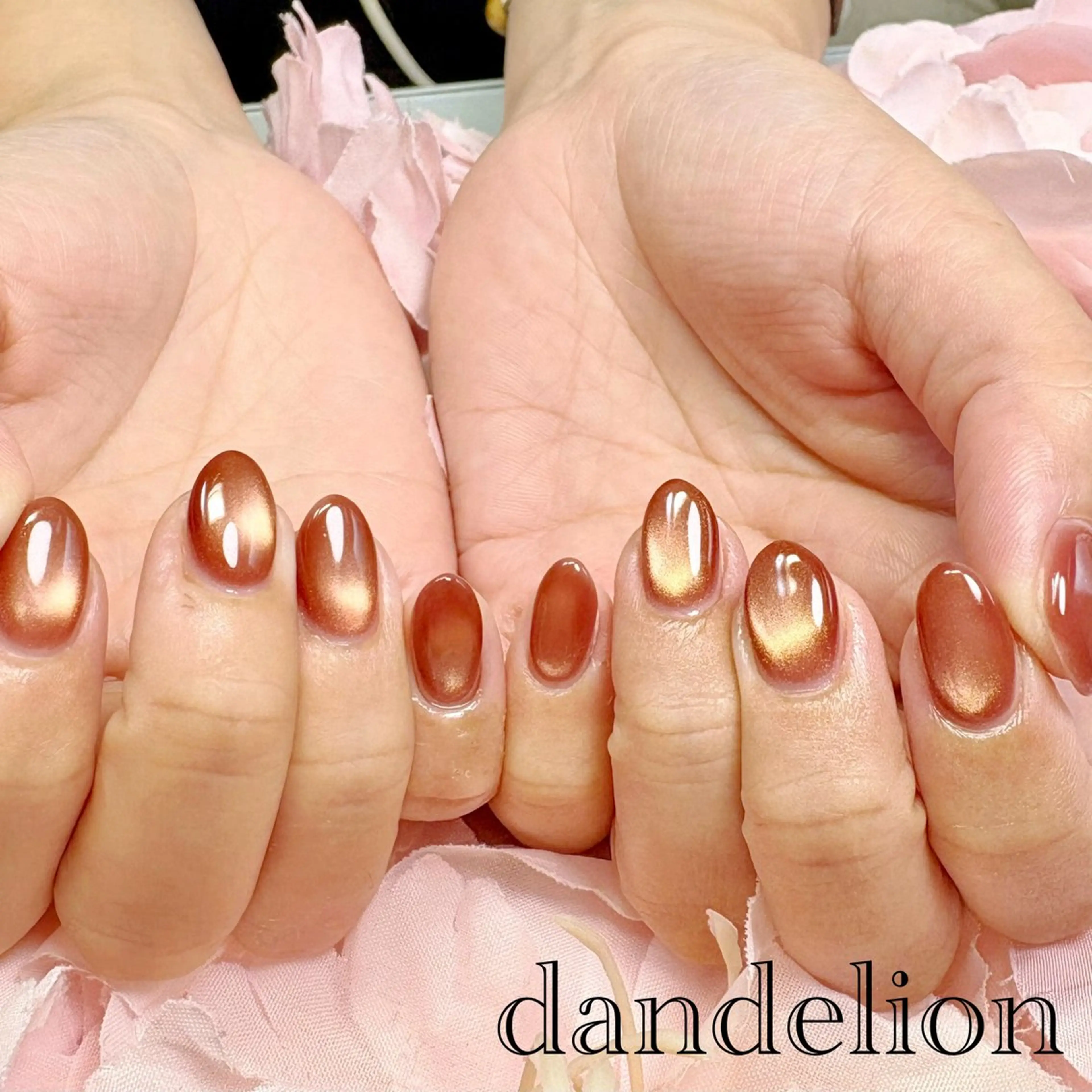 ネイル ハンドネイル ハンドケア dandelion ダンデライオンのネイルデザイン